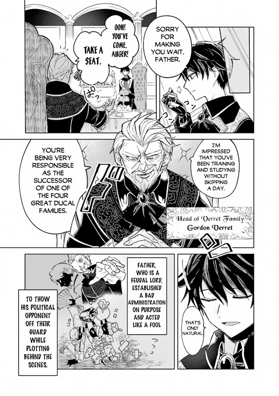 The Misunderstood Saintly Life of a Villainous Scion ~ I just want to do whatever I want in my second life~ chapter 1 page 9