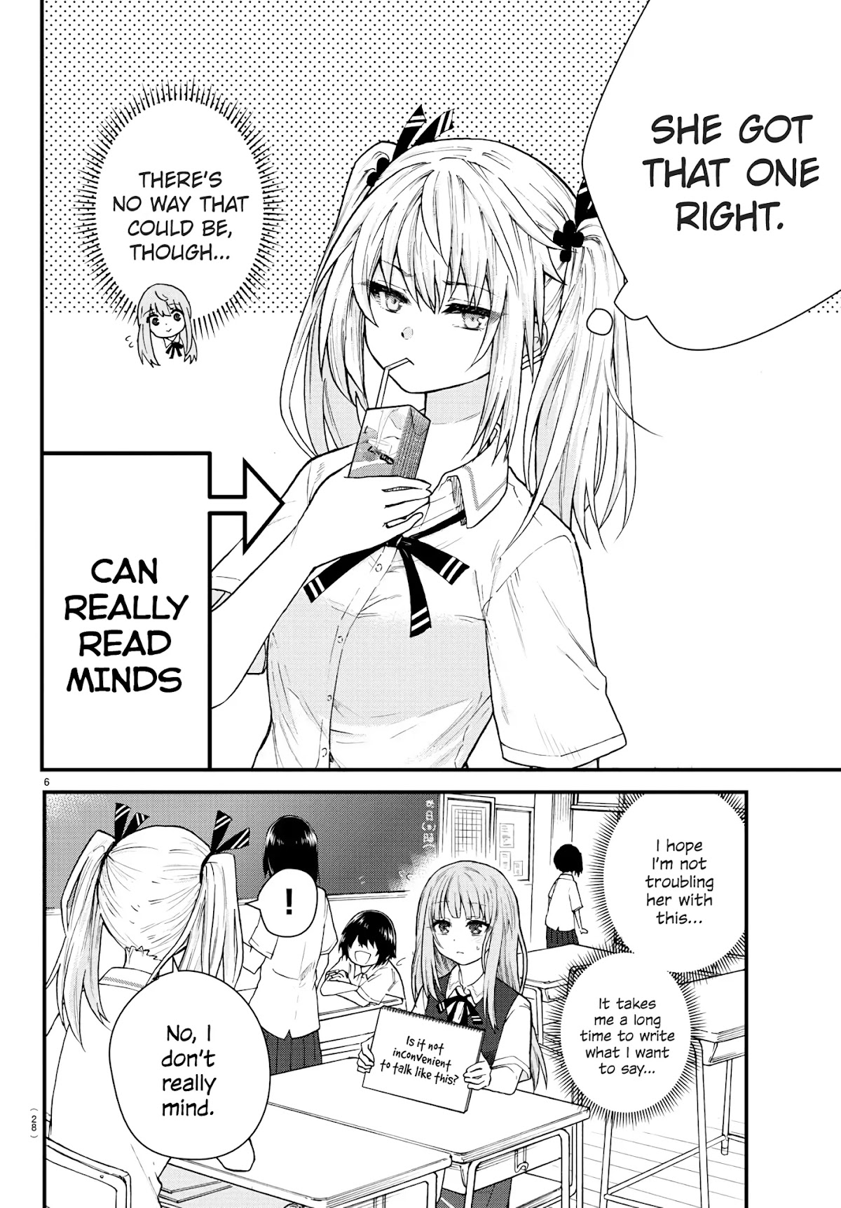 The Mute Girl and Her New Friend (Serialization) chapter 1 page 8