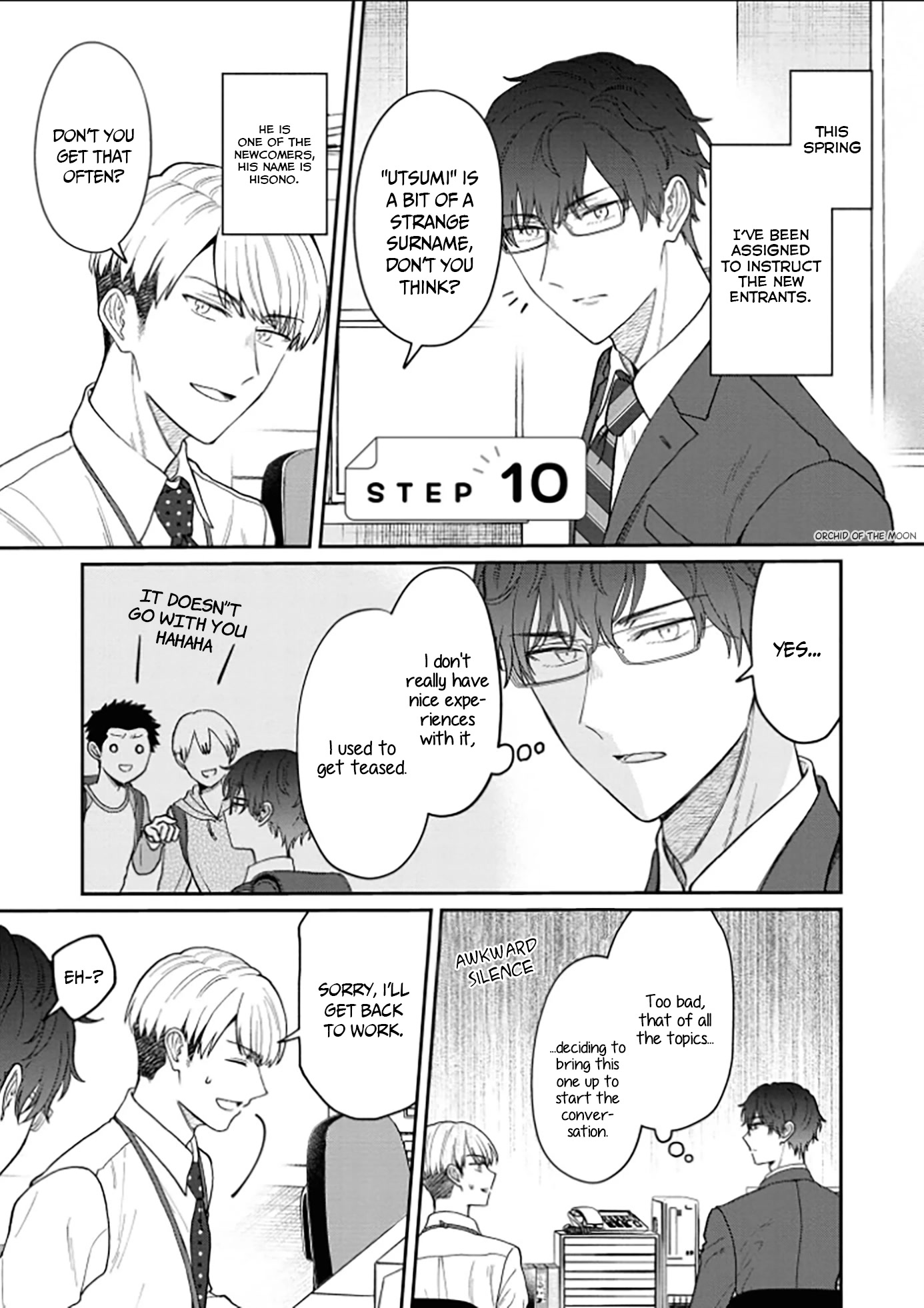 The New-Hire Who Could "Read" Emotions and the Unsociable Senpai chapter 10 page 2