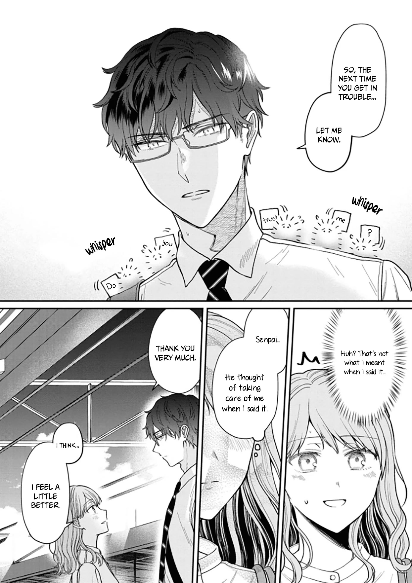The New-Hire Who Could "Read" Emotions and the Unsociable Senpai chapter 11 page 5