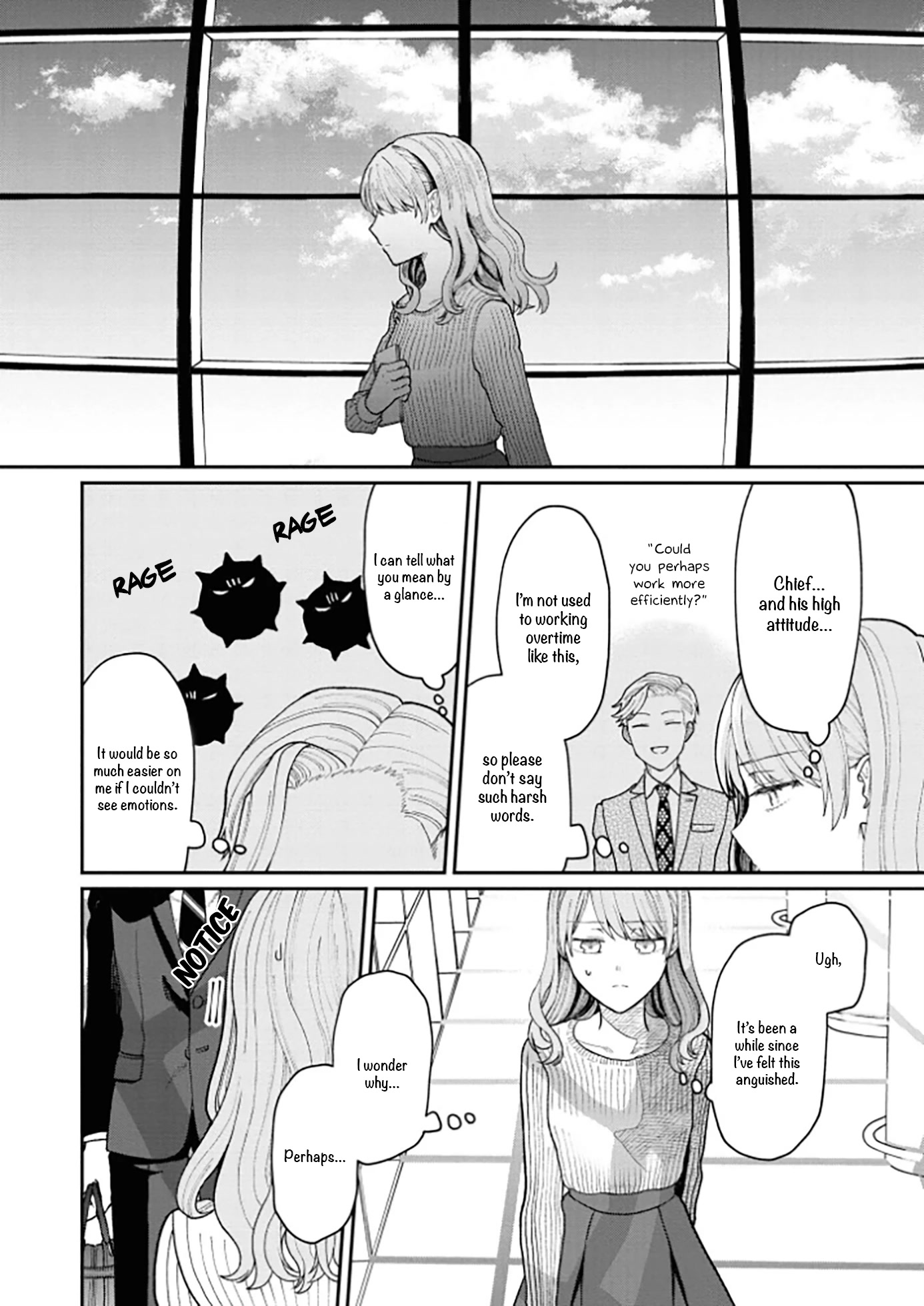 The New-Hire Who Could "Read" Emotions and the Unsociable Senpai chapter 13 page 11