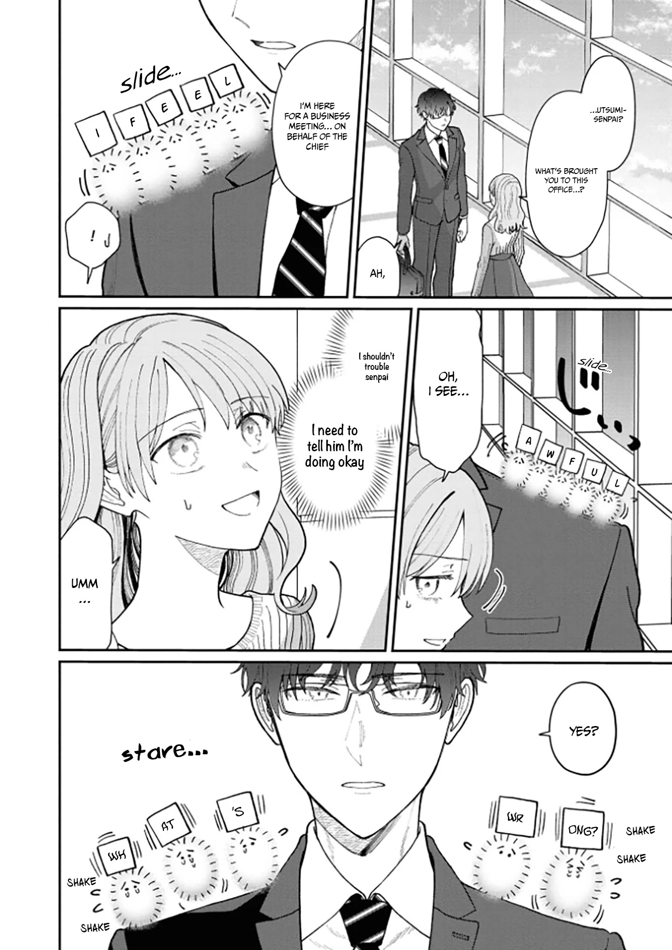 The New-Hire Who Could "Read" Emotions and the Unsociable Senpai chapter 13 page 13