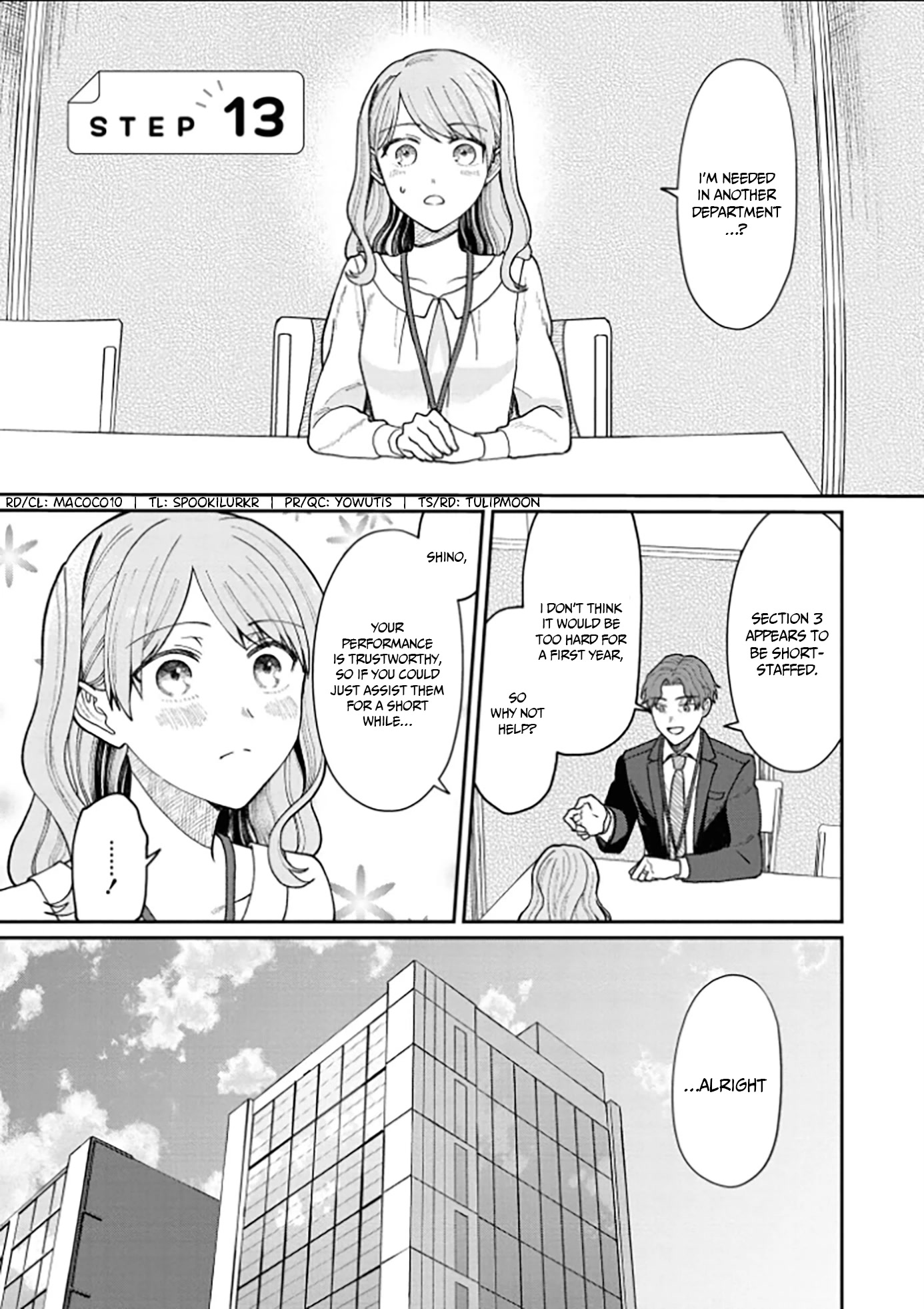 The New-Hire Who Could "Read" Emotions and the Unsociable Senpai chapter 13 page 2