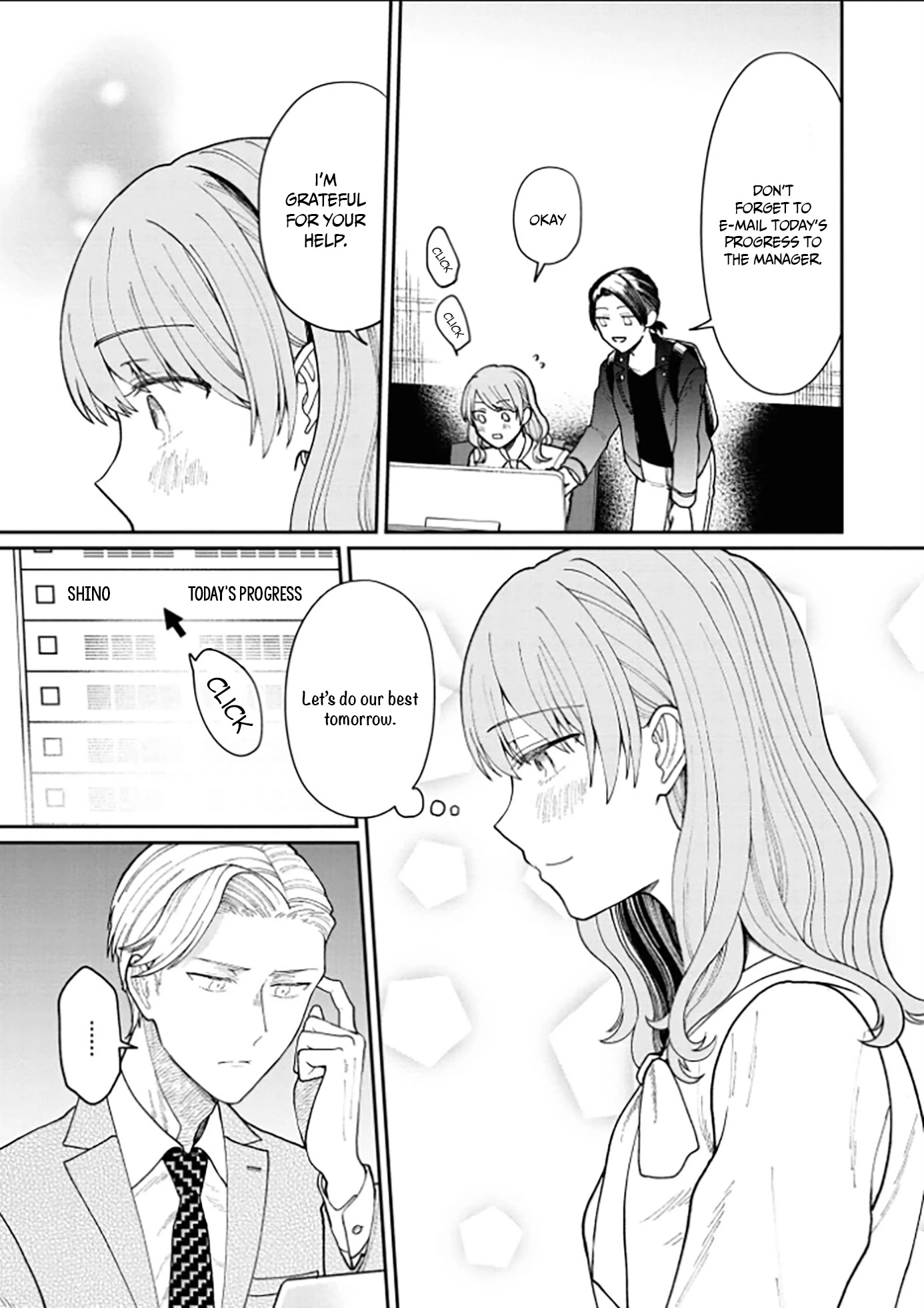 The New-Hire Who Could "Read" Emotions and the Unsociable Senpai chapter 13 page 6