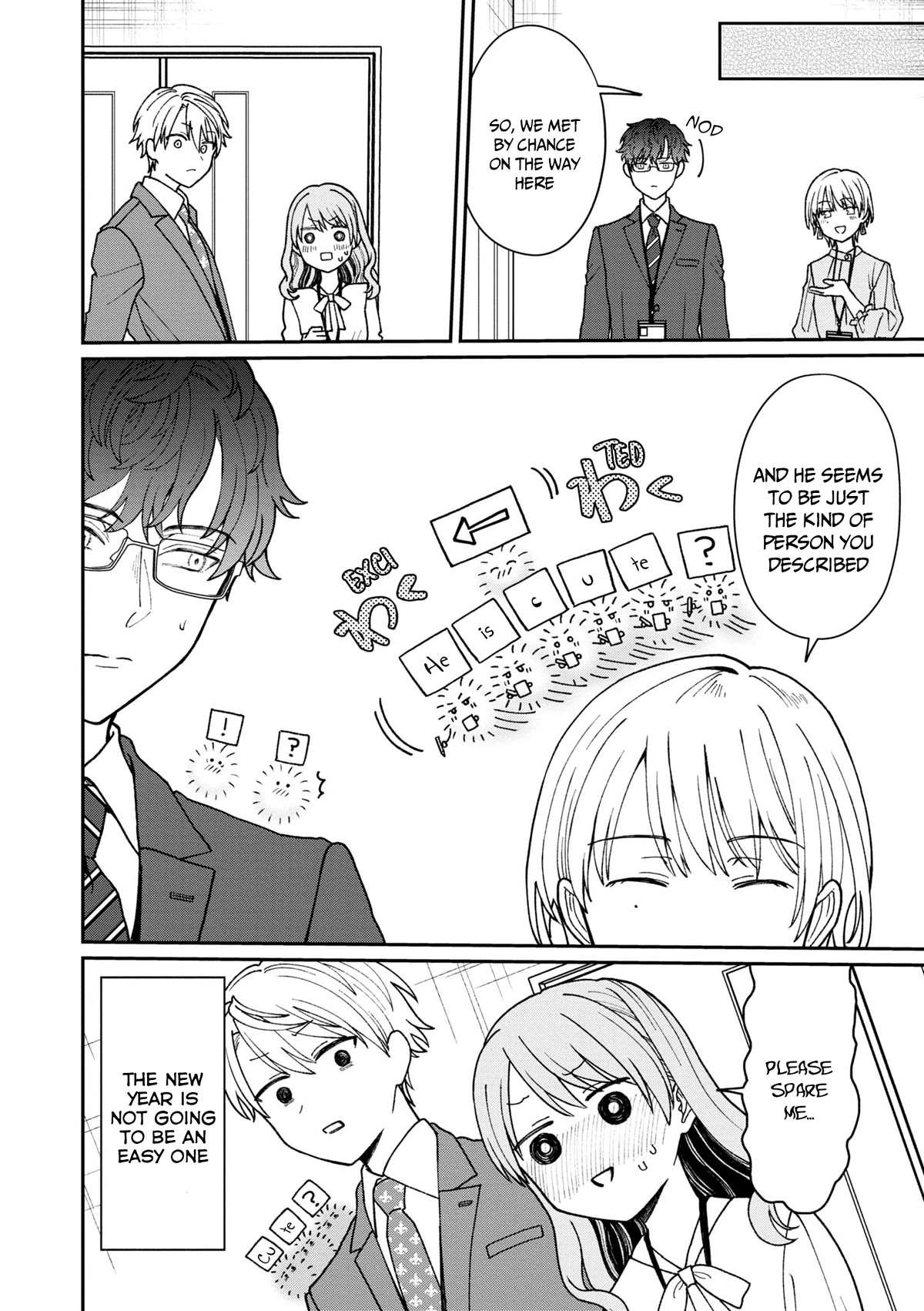 The New-Hire Who Could "Read" Emotions and the Unsociable Senpai chapter 22 page 5