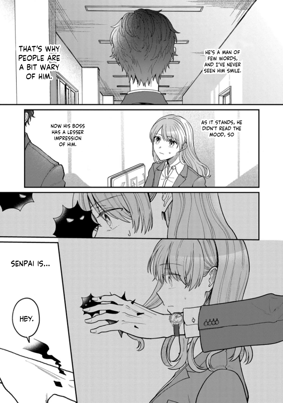 The New-Hire Who Could "Read" Emotions and the Unsociable Senpai chapter 3 page 5