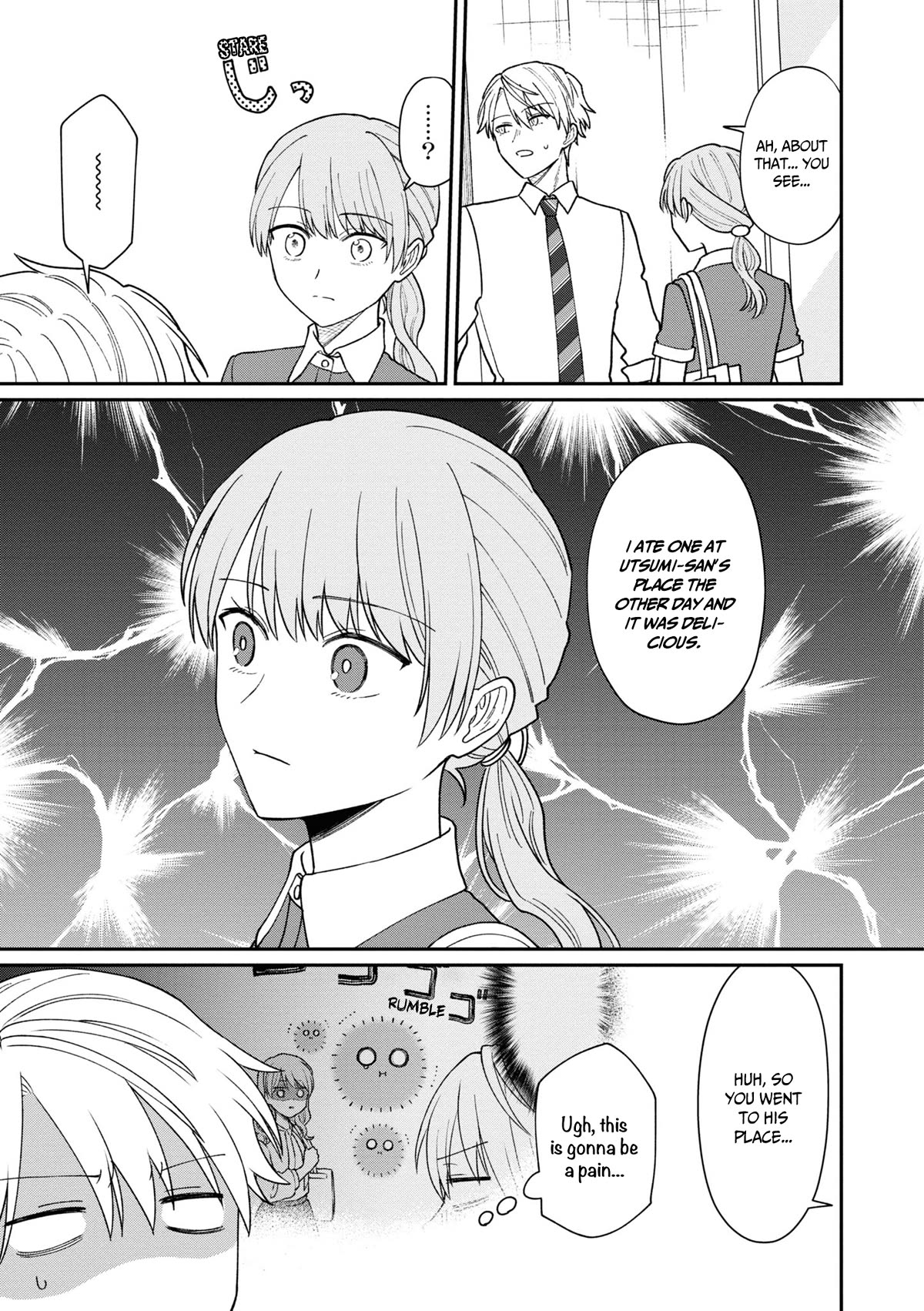 The New-Hire Who Could "Read" Emotions and the Unsociable Senpai chapter 33 page 8