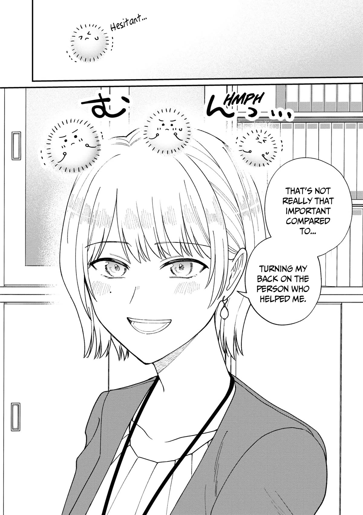 The New-Hire Who Could "Read" Emotions and the Unsociable Senpai chapter 35 page 15