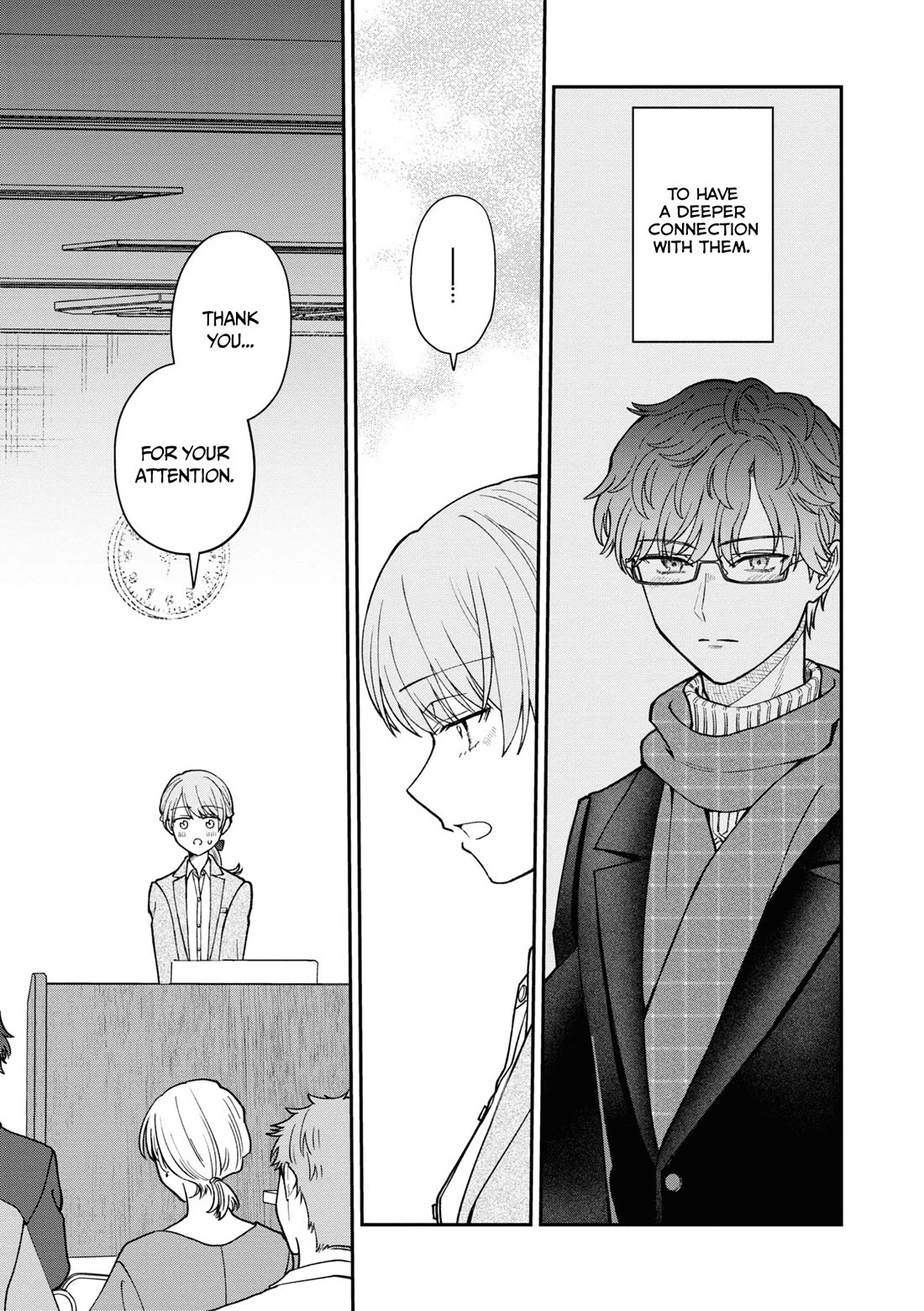 The New-Hire Who Could "Read" Emotions and the Unsociable Senpai chapter 40 page 12