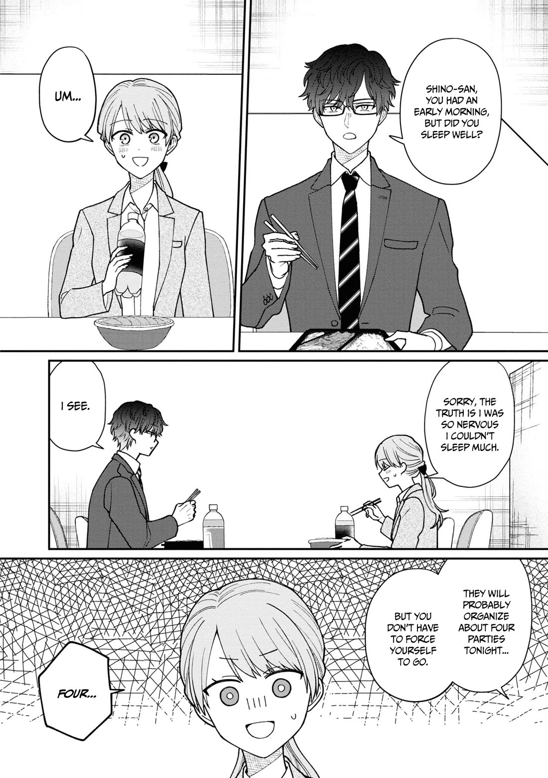 The New-Hire Who Could "Read" Emotions and the Unsociable Senpai chapter 40 page 3