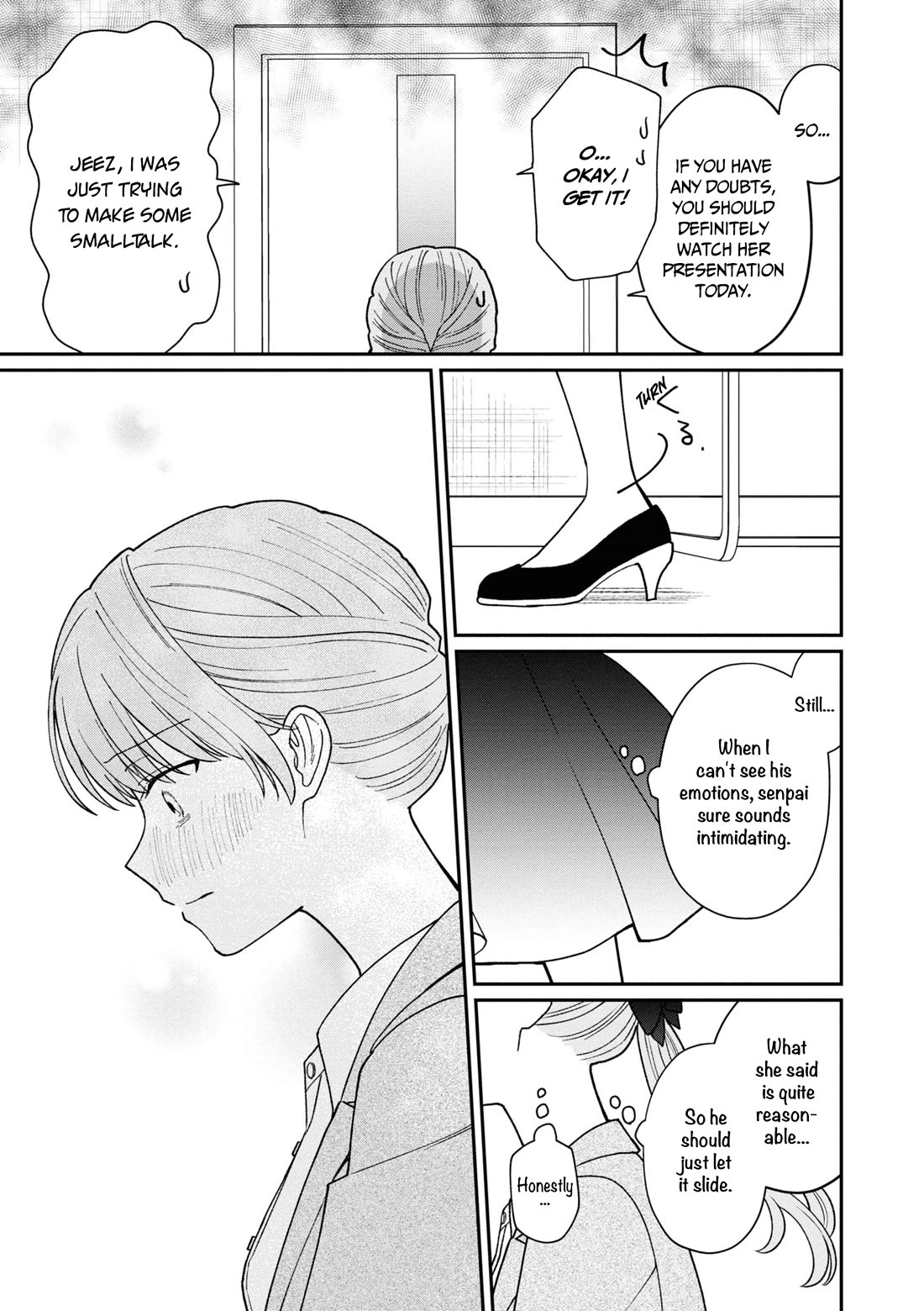 The New-Hire Who Could "Read" Emotions and the Unsociable Senpai chapter 40 page 8