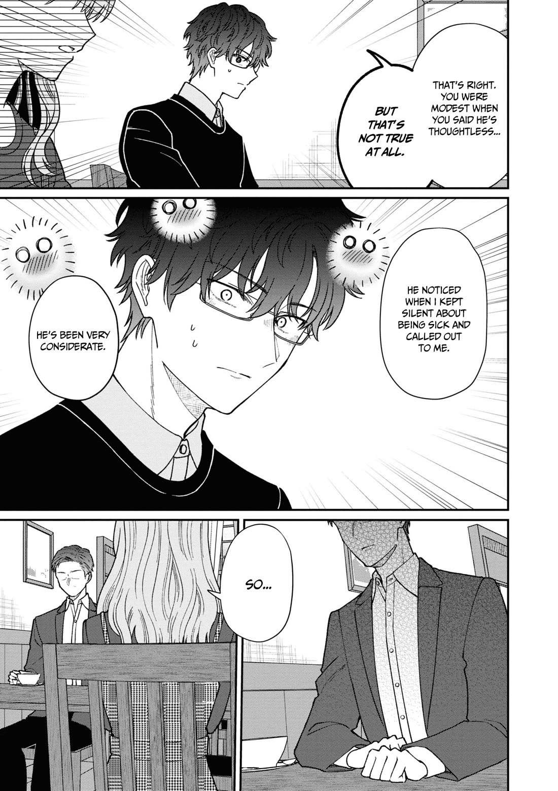 The New-Hire Who Could "Read" Emotions and the Unsociable Senpai chapter 42 page 14