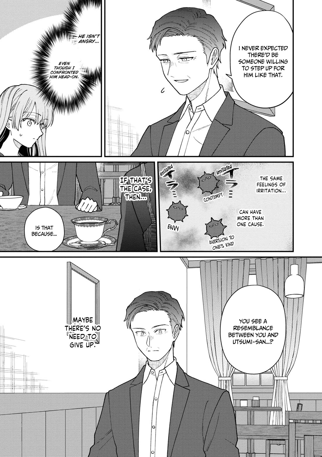 The New-Hire Who Could "Read" Emotions and the Unsociable Senpai chapter 42 page 18