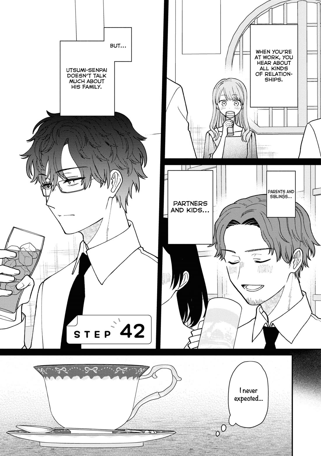 The New-Hire Who Could "Read" Emotions and the Unsociable Senpai chapter 42 page 2