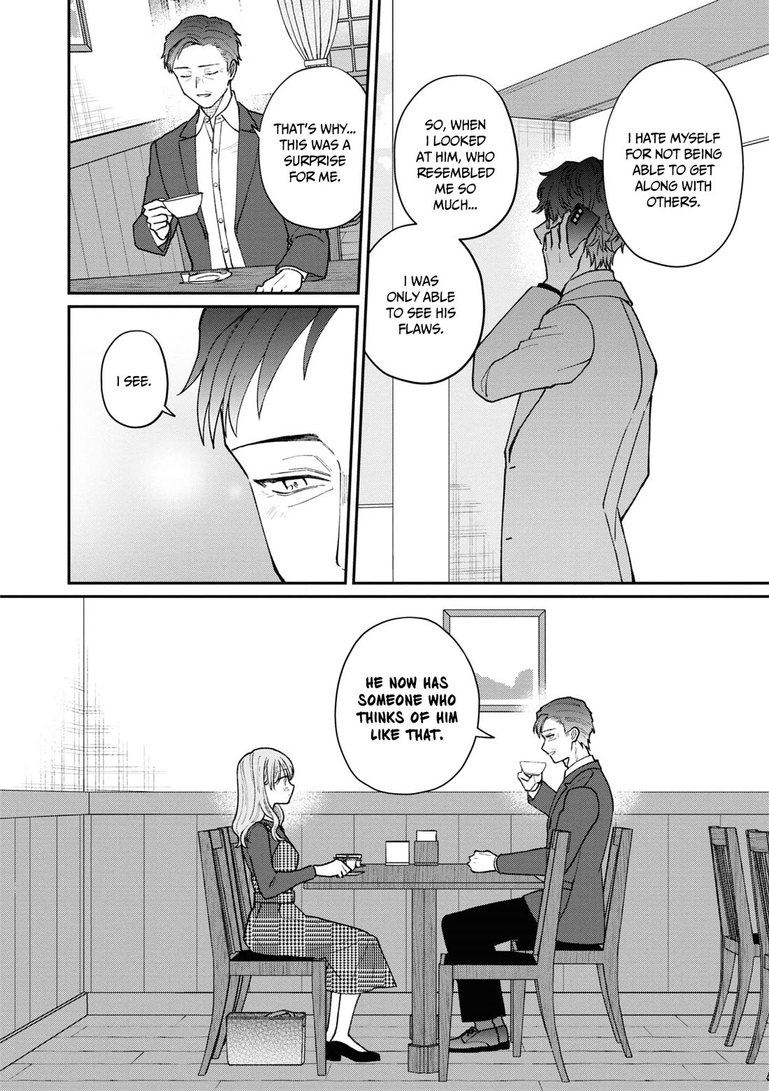 The New-Hire Who Could "Read" Emotions and the Unsociable Senpai chapter 42 page 21