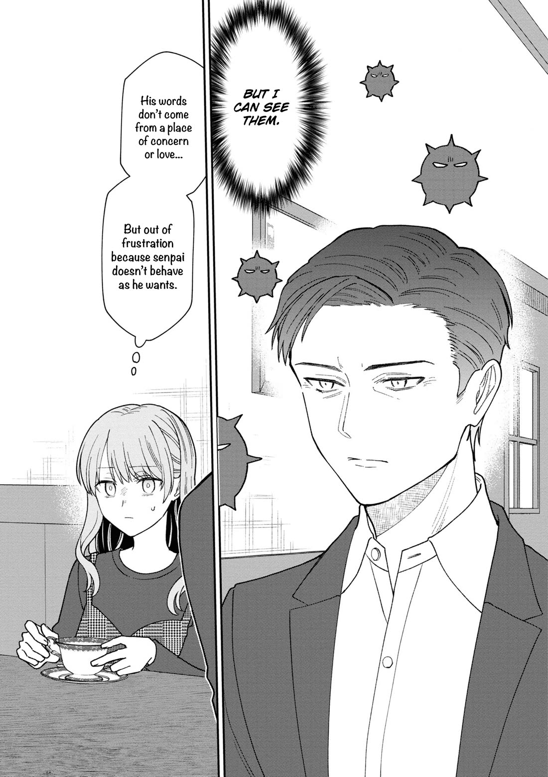 The New-Hire Who Could "Read" Emotions and the Unsociable Senpai chapter 42 page 6