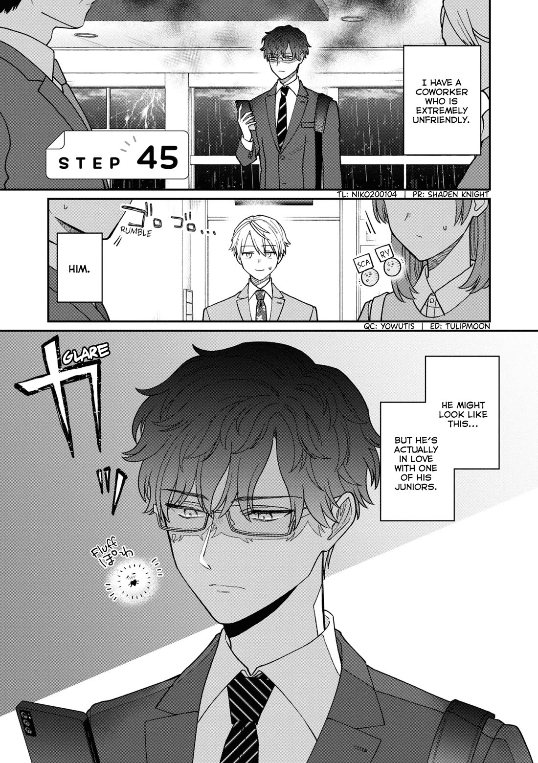 The New-Hire Who Could "Read" Emotions and the Unsociable Senpai chapter 45 page 2