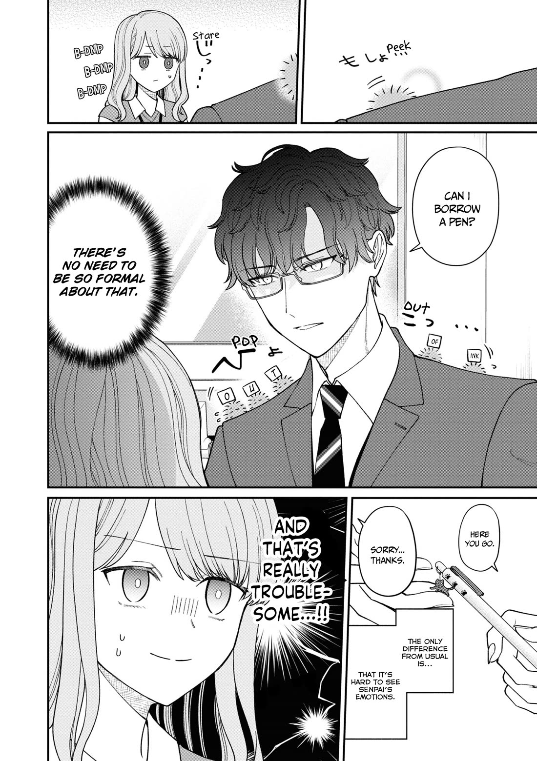 The New-Hire Who Could "Read" Emotions and the Unsociable Senpai chapter 46 page 3