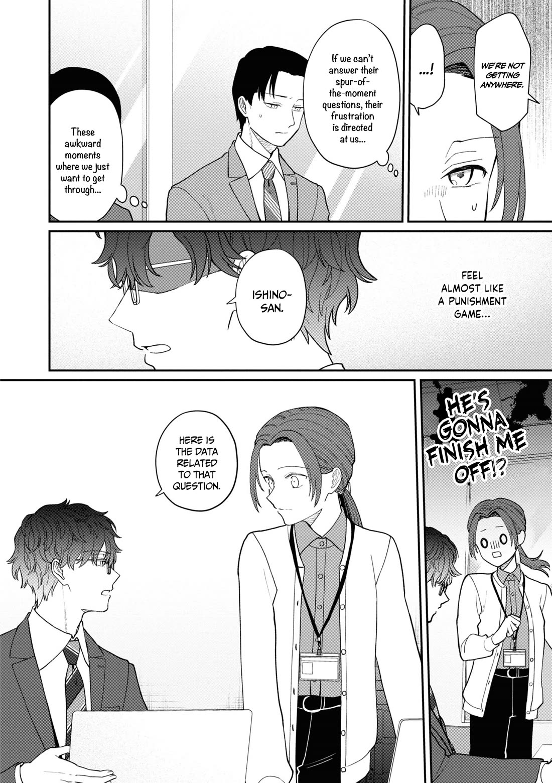 The New-Hire Who Could "Read" Emotions and the Unsociable Senpai chapter 48 page 7