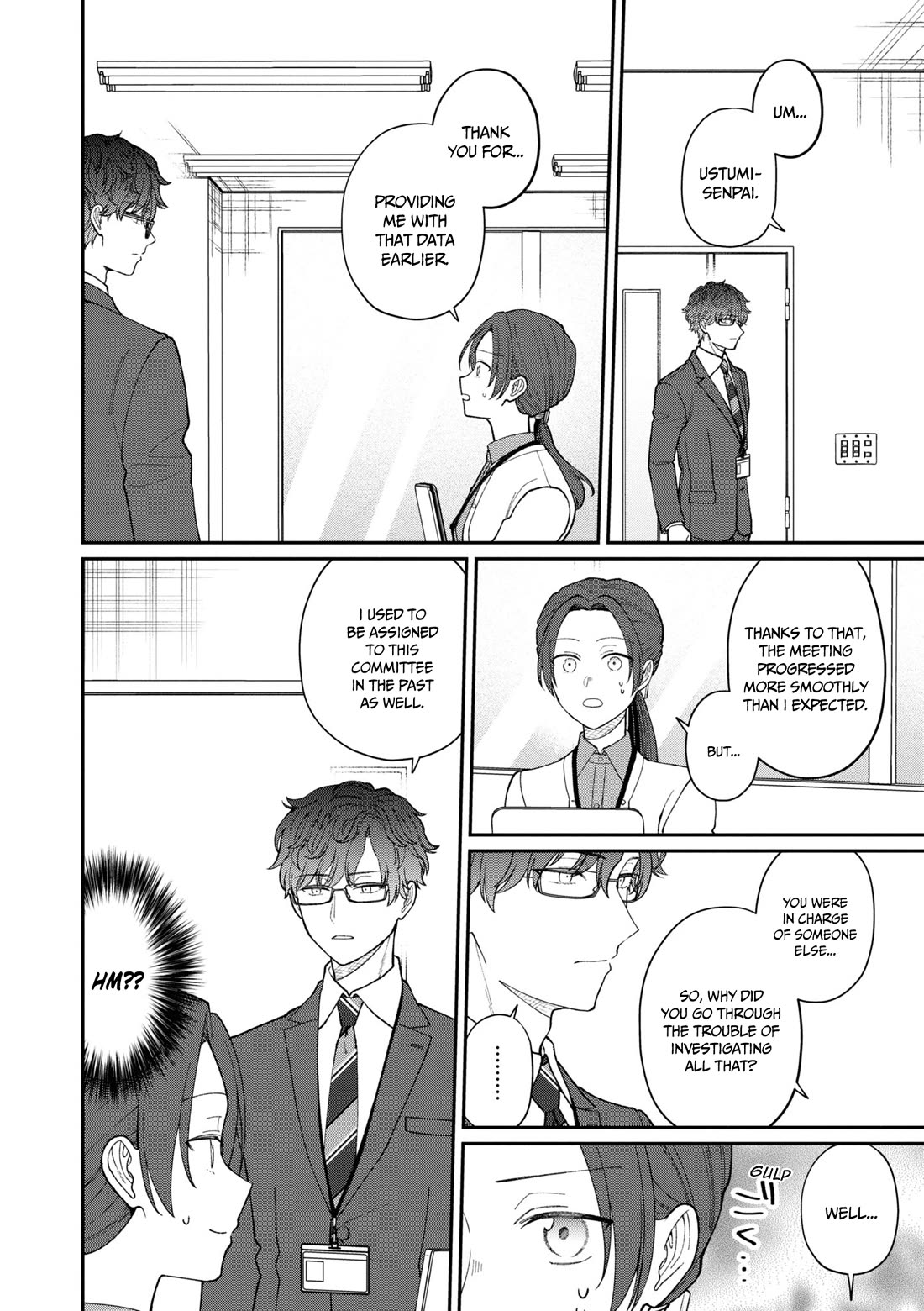 The New-Hire Who Could "Read" Emotions and the Unsociable Senpai chapter 48 page 9