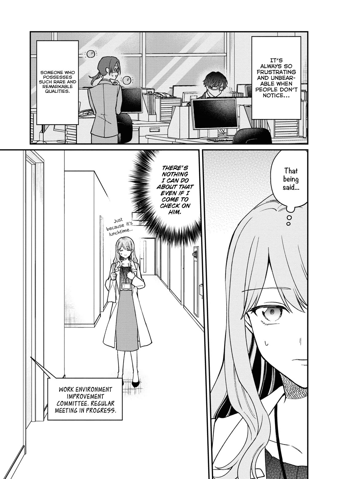The New-Hire Who Could "Read" Emotions and the Unsociable Senpai chapter 49 page 4