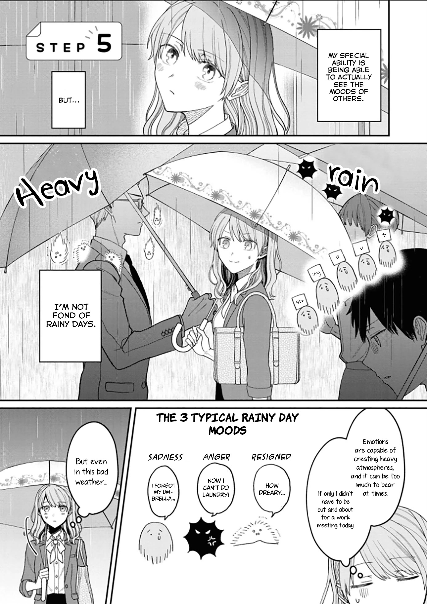 The New-Hire Who Could "Read" Emotions and the Unsociable Senpai chapter 5 page 1