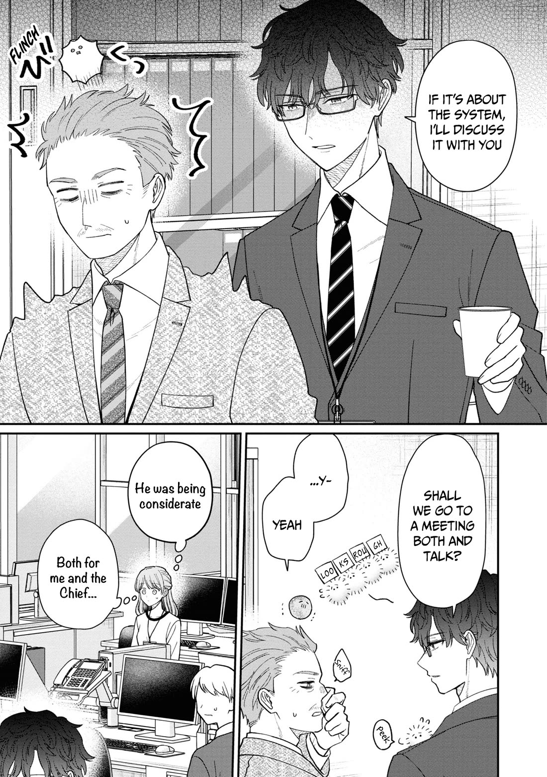 The New-Hire Who Could "Read" Emotions and the Unsociable Senpai chapter 55 page 8