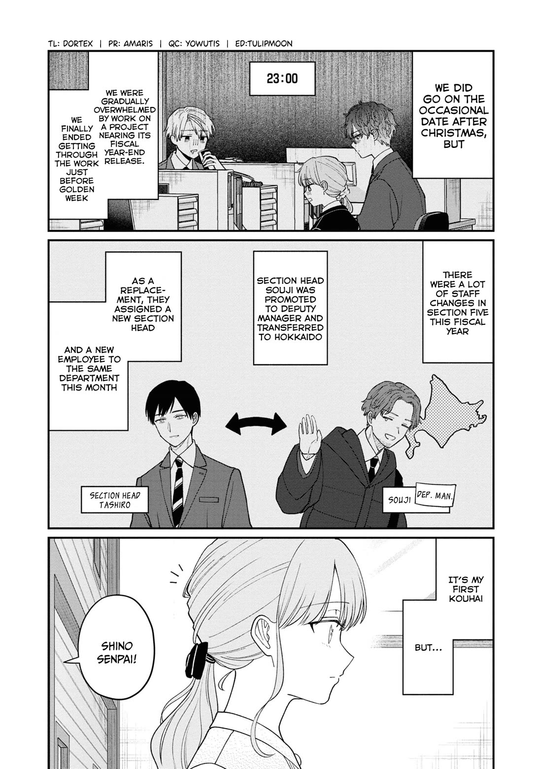 The New-Hire Who Could "Read" Emotions and the Unsociable Senpai chapter 57 page 2