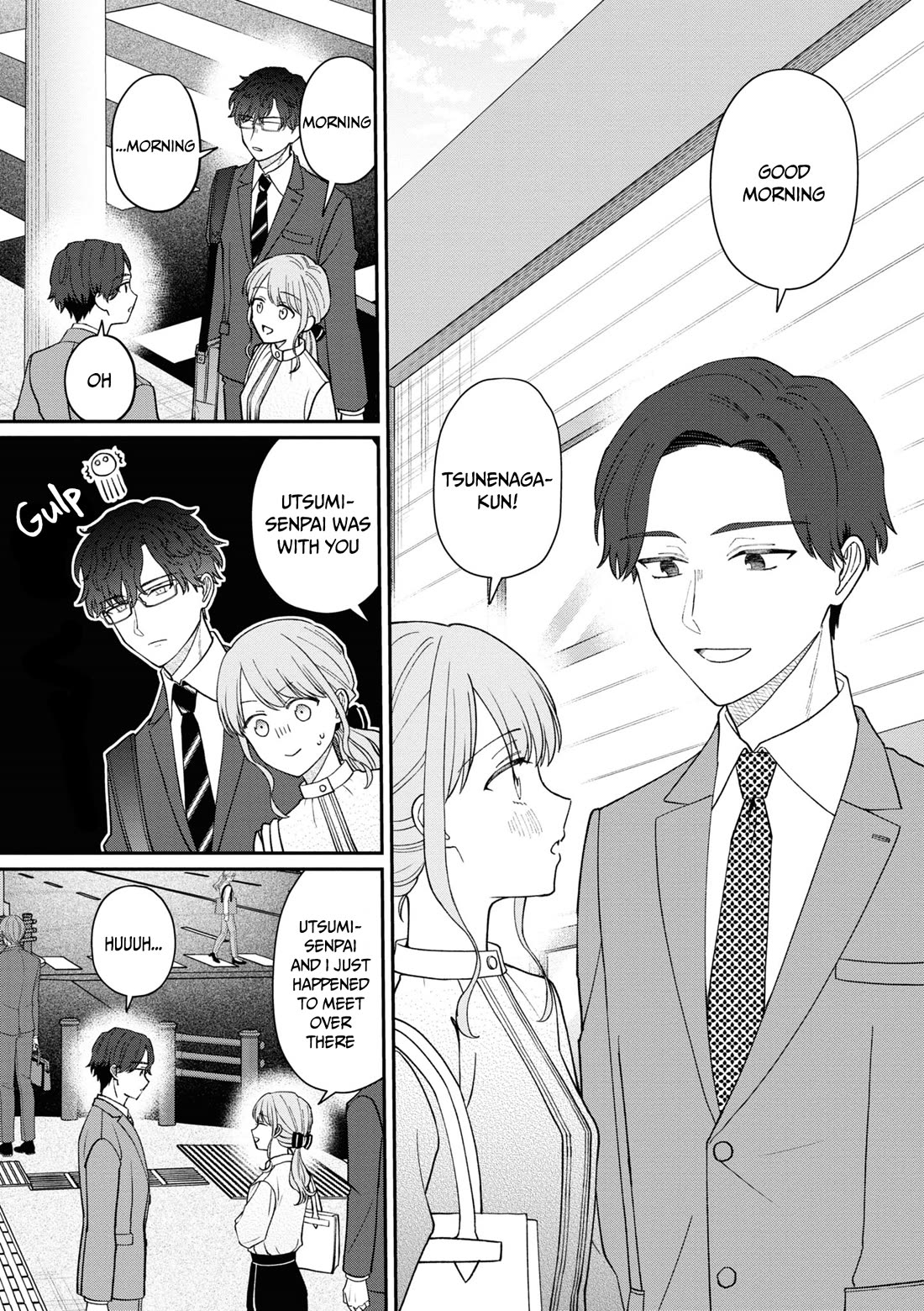 The New-Hire Who Could "Read" Emotions and the Unsociable Senpai chapter 57 page 3