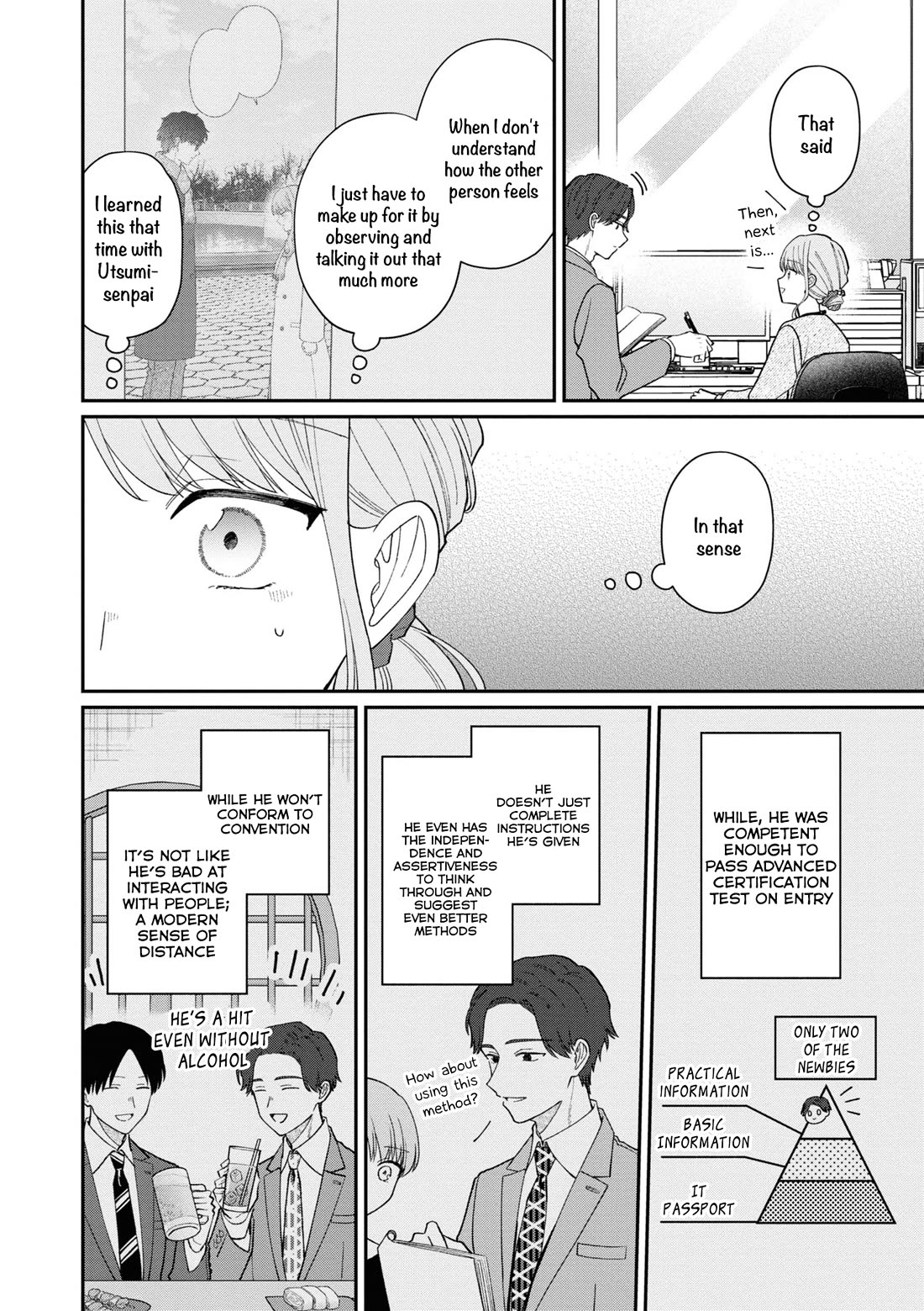 The New-Hire Who Could "Read" Emotions and the Unsociable Senpai chapter 58 page 2