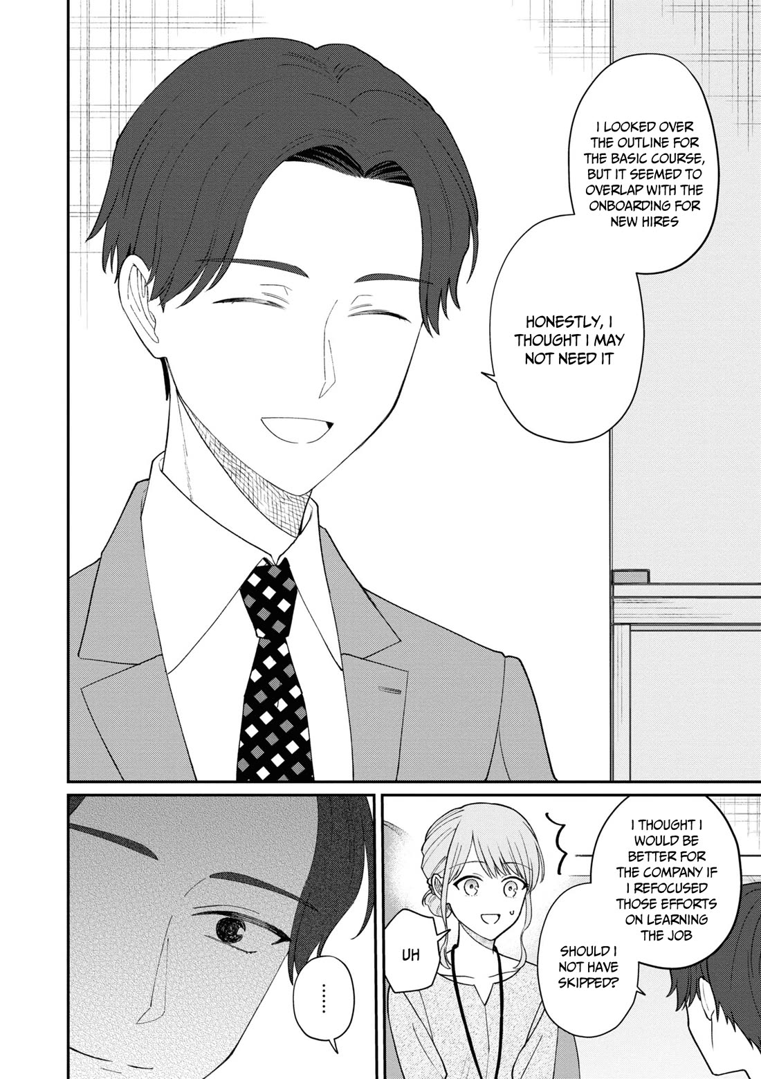 The New-Hire Who Could "Read" Emotions and the Unsociable Senpai chapter 58 page 4