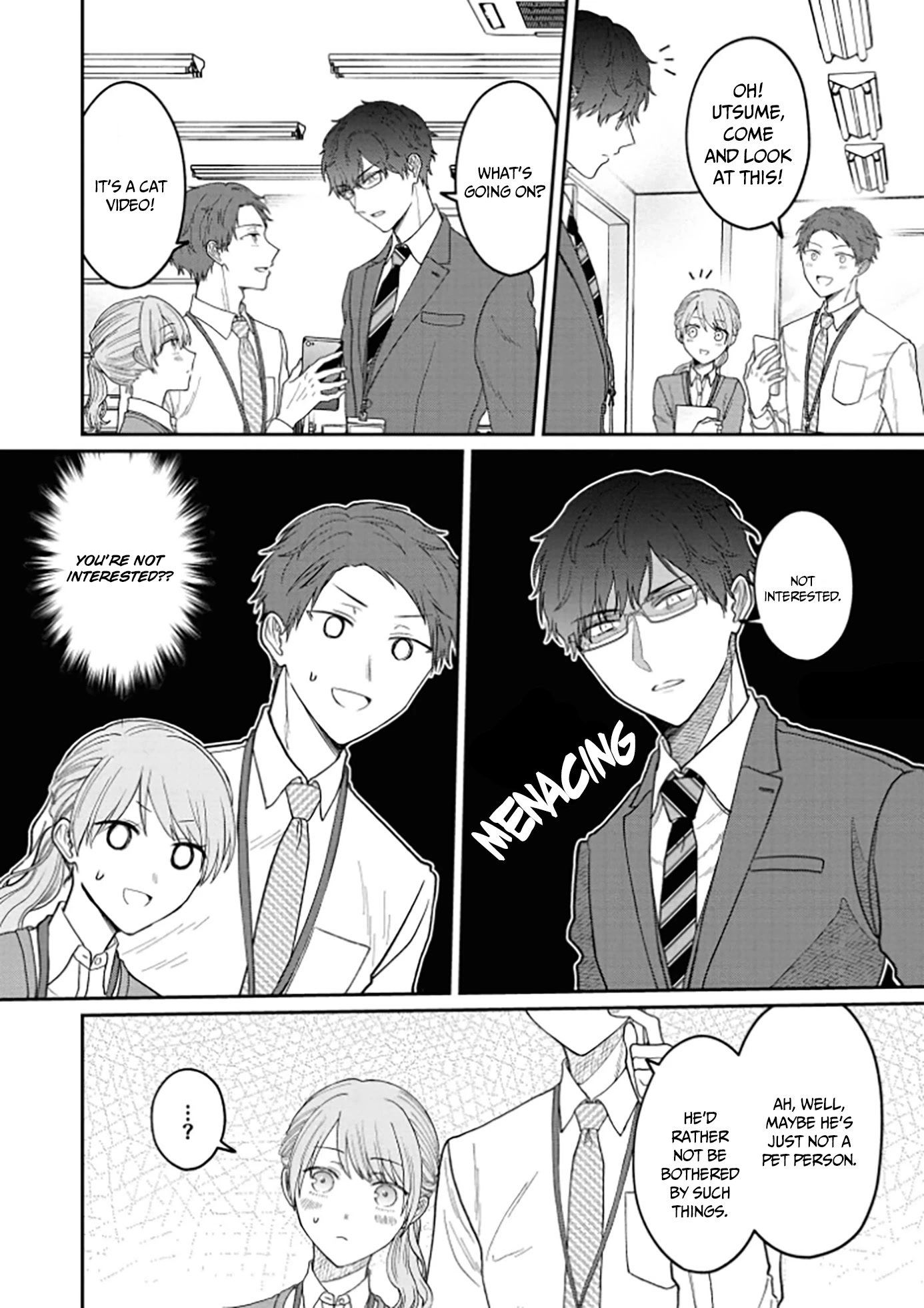 The New-Hire Who Could "Read" Emotions and the Unsociable Senpai chapter 6 page 2