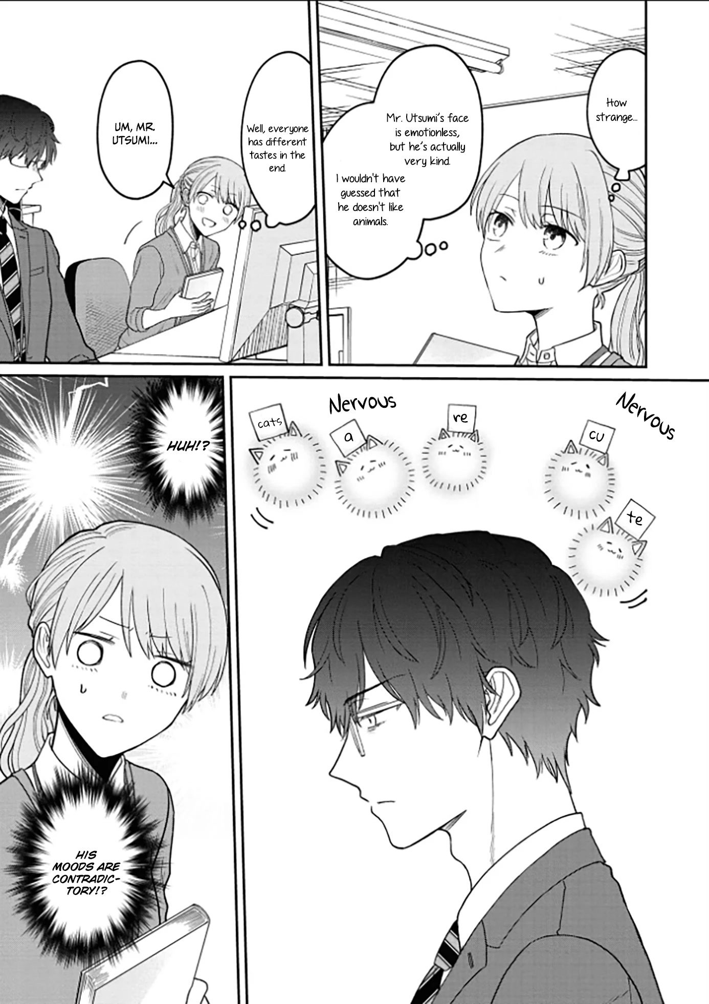 The New-Hire Who Could "Read" Emotions and the Unsociable Senpai chapter 6 page 3