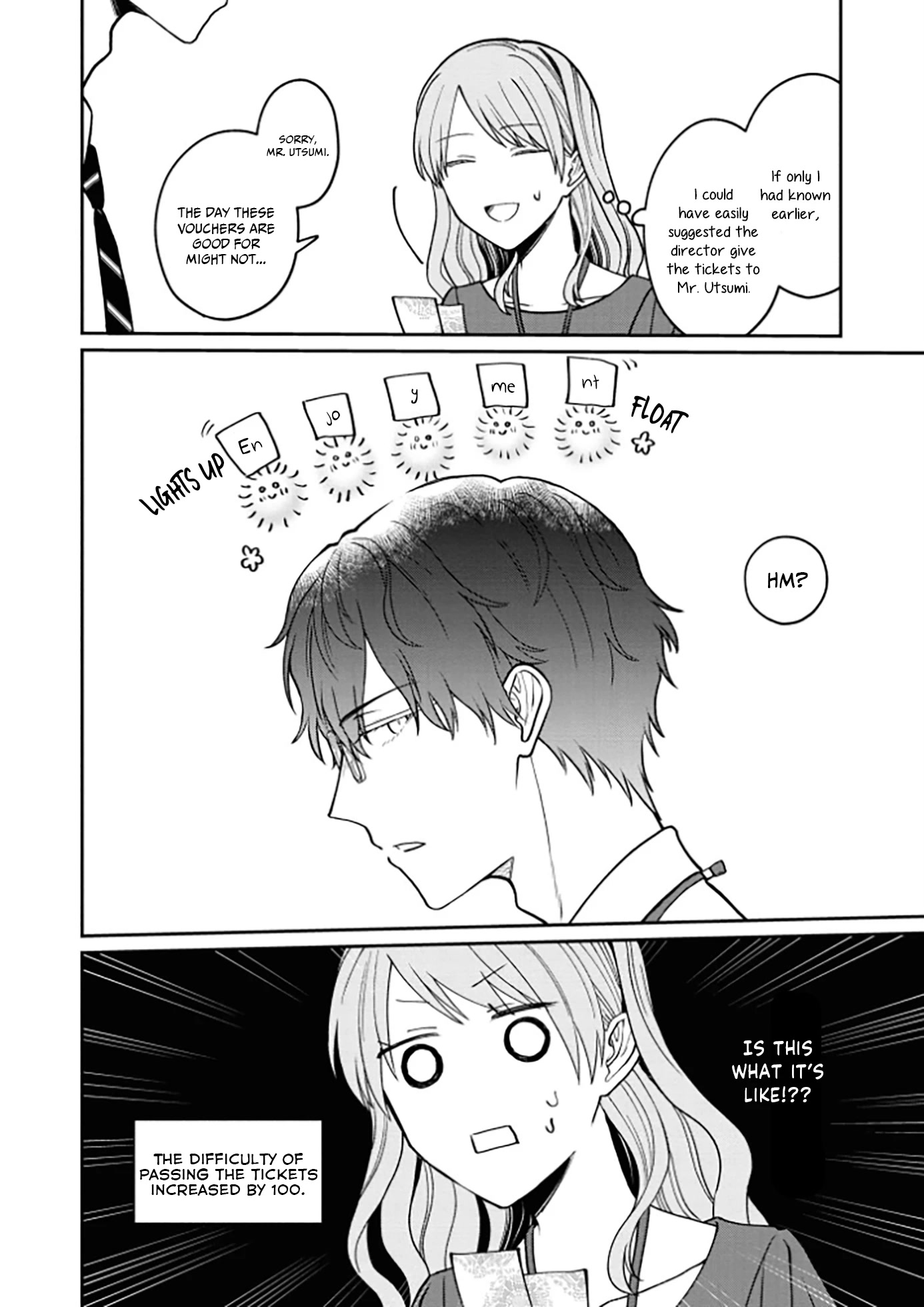 The New-Hire Who Could "Read" Emotions and the Unsociable Senpai chapter 8 page 4
