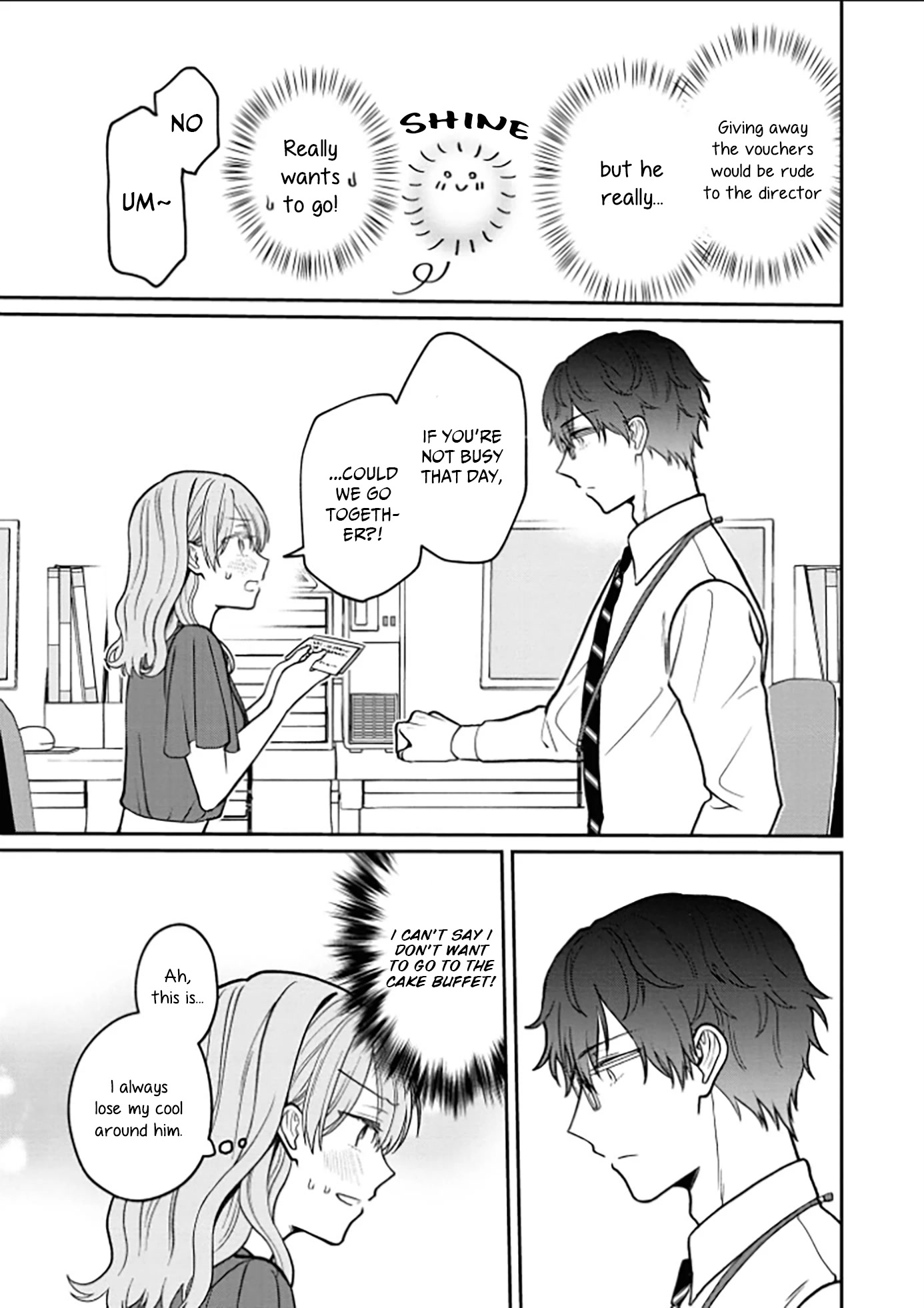 The New-Hire Who Could "Read" Emotions and the Unsociable Senpai chapter 8 page 5