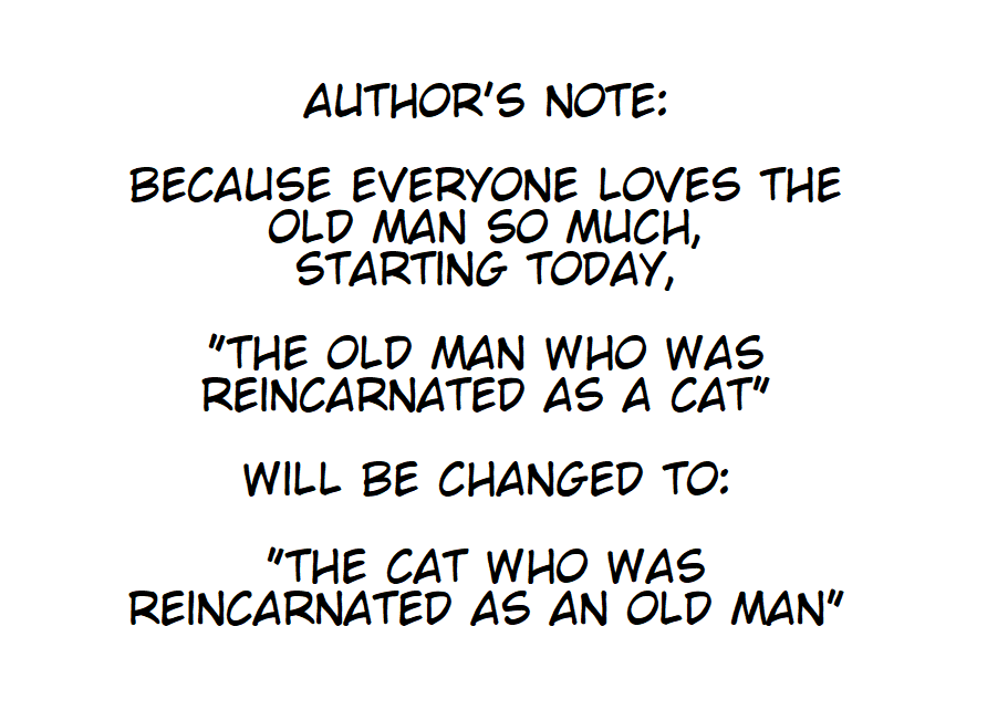 The Old Man Who Was Reincarnated As A Cat chapter 55.5 page 1