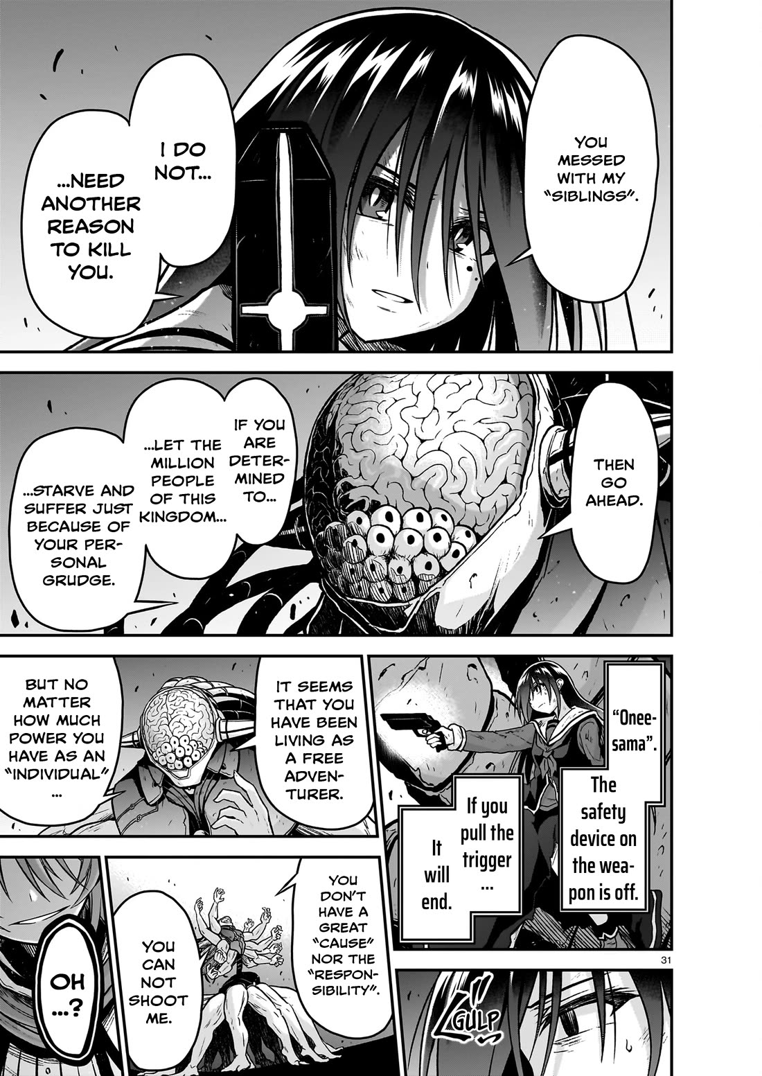 The Onee-sama and the Giant chapter 16 page 32