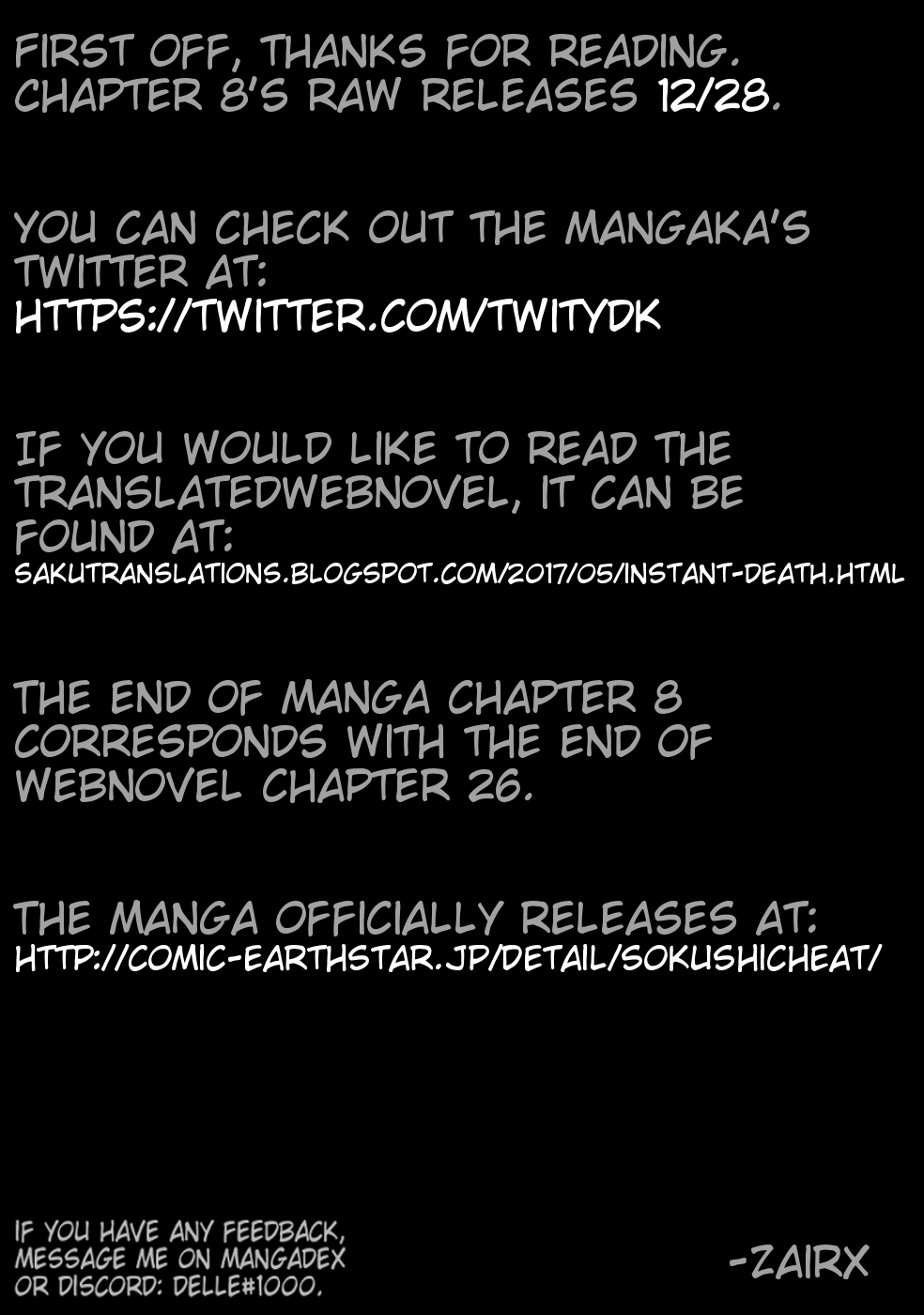 The Other World Doesn't Stand A Chance Against The Power Of Instant Death. chapter 8 page 29