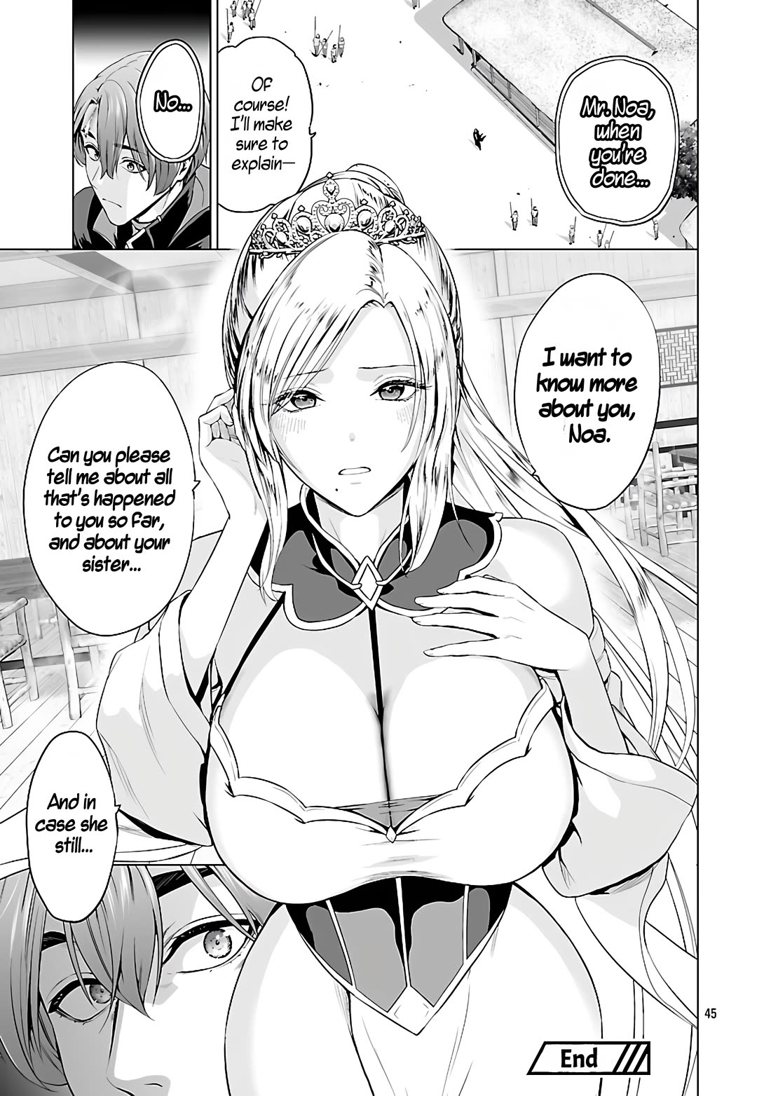 The Otherworldly Harem Hero Chronicles: The Beautiful Warrior Girls Can't Refuse Their Reckless Master Strategist's Outrageous Requests chapter 5.1 page 46