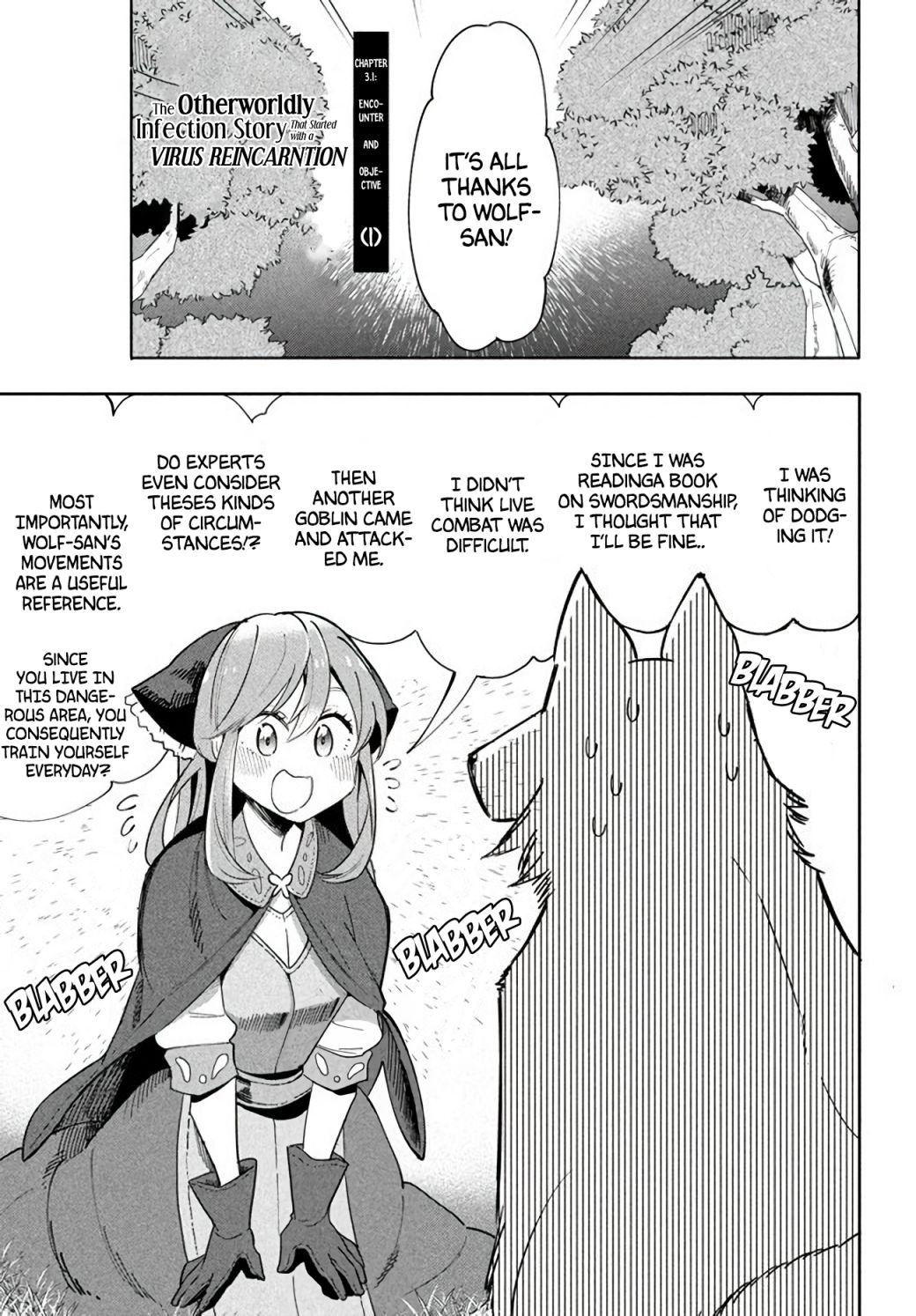 The Otherworldly Infection Story that Started with a Virus Reincarnation chapter 3.1 page 1