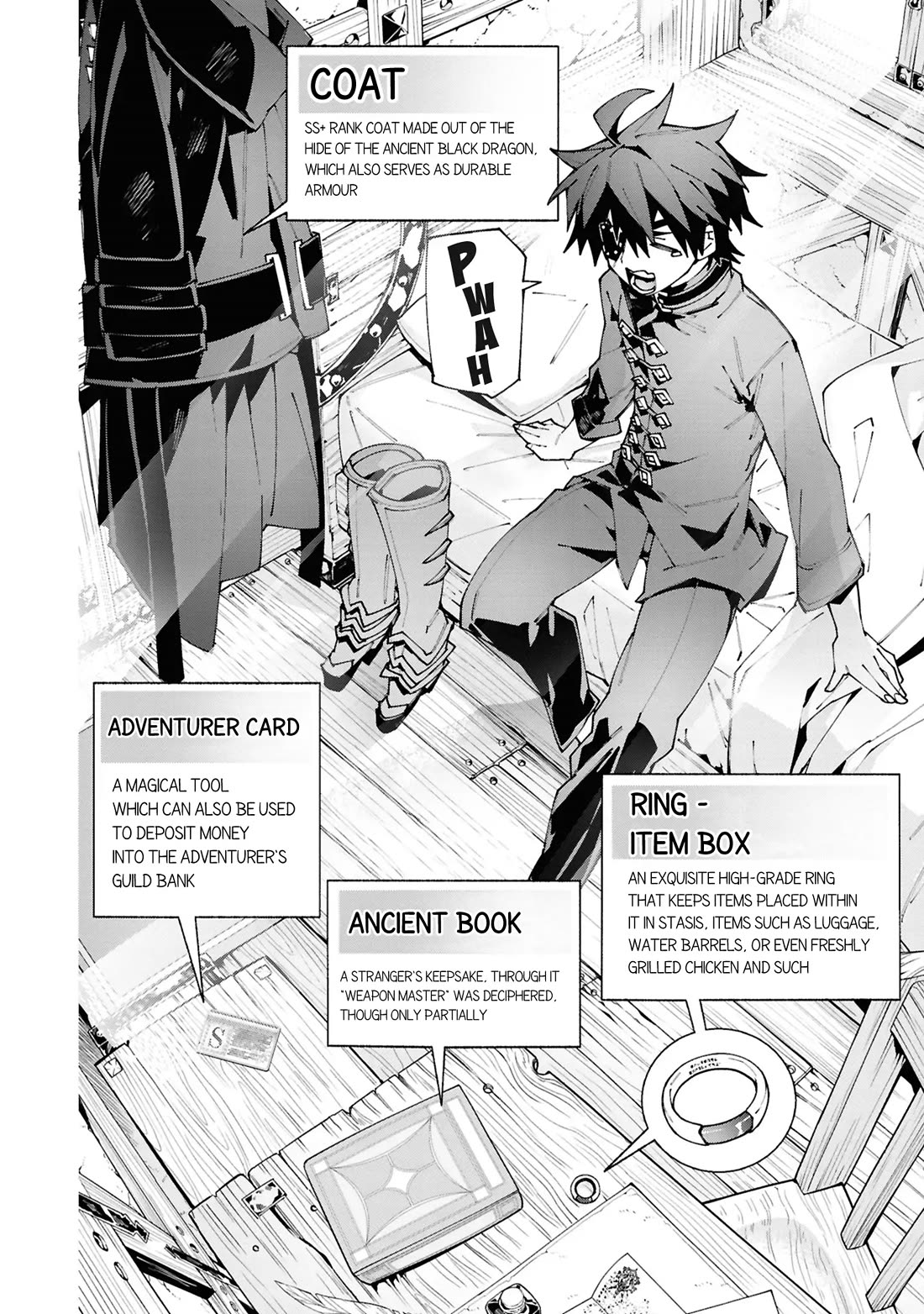 The Path of an S-Class Adventurer: The Exiled Boy Becomes the World's Strongest With His True Ability, "Weapon Master" chapter 3 page 3