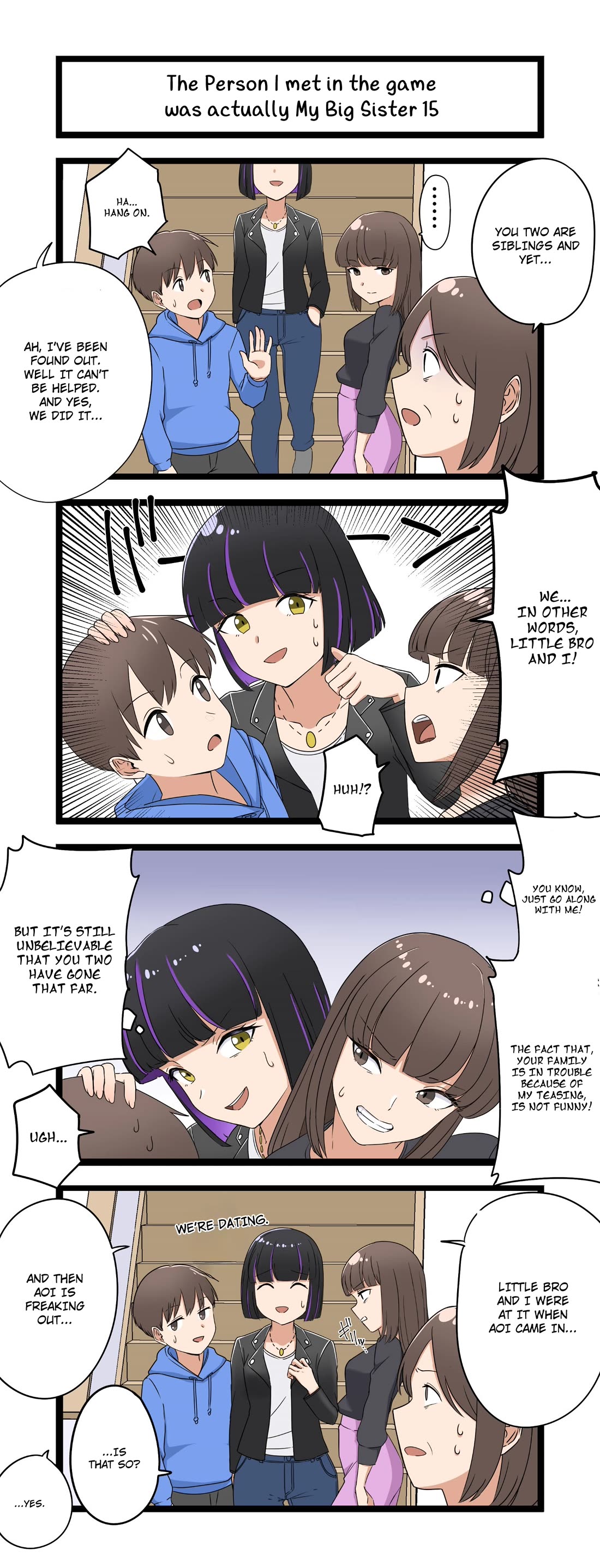 The Person I Met In-Game Was Actually My Big Sister. chapter 15 page 1