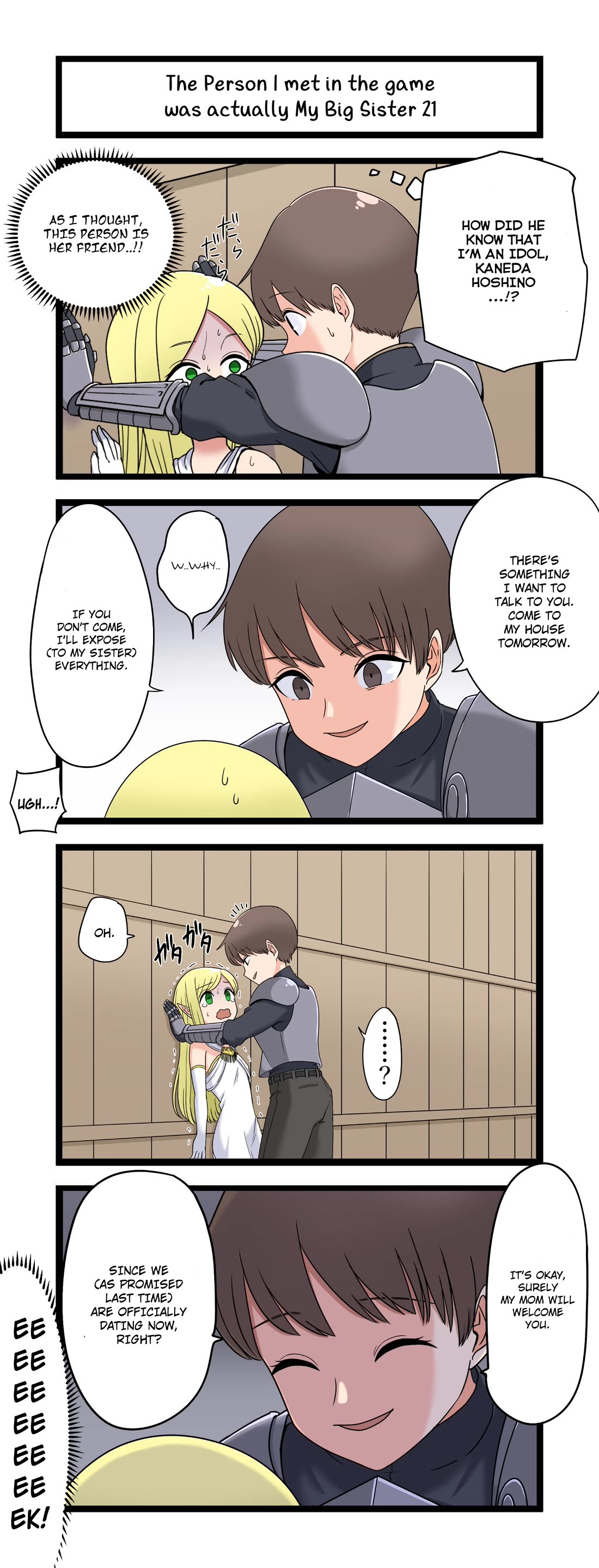 The Person I Met In-Game Was Actually My Big Sister. chapter 21 page 1
