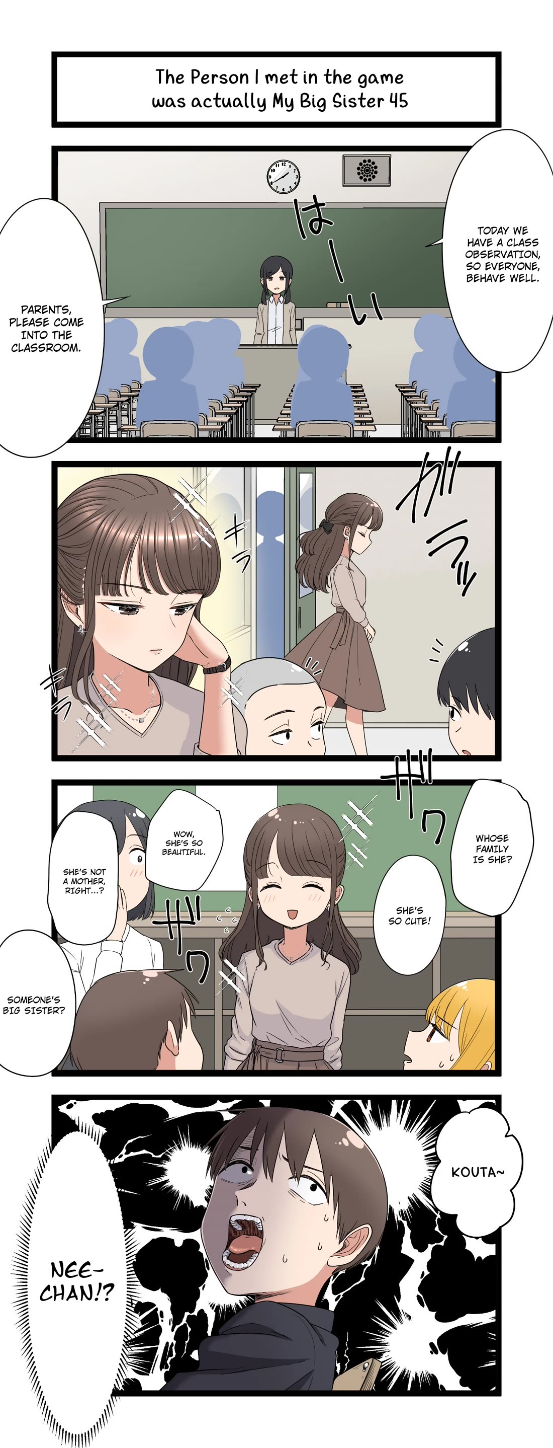The Person I Met In-Game Was Actually My Big Sister. chapter 45 page 1