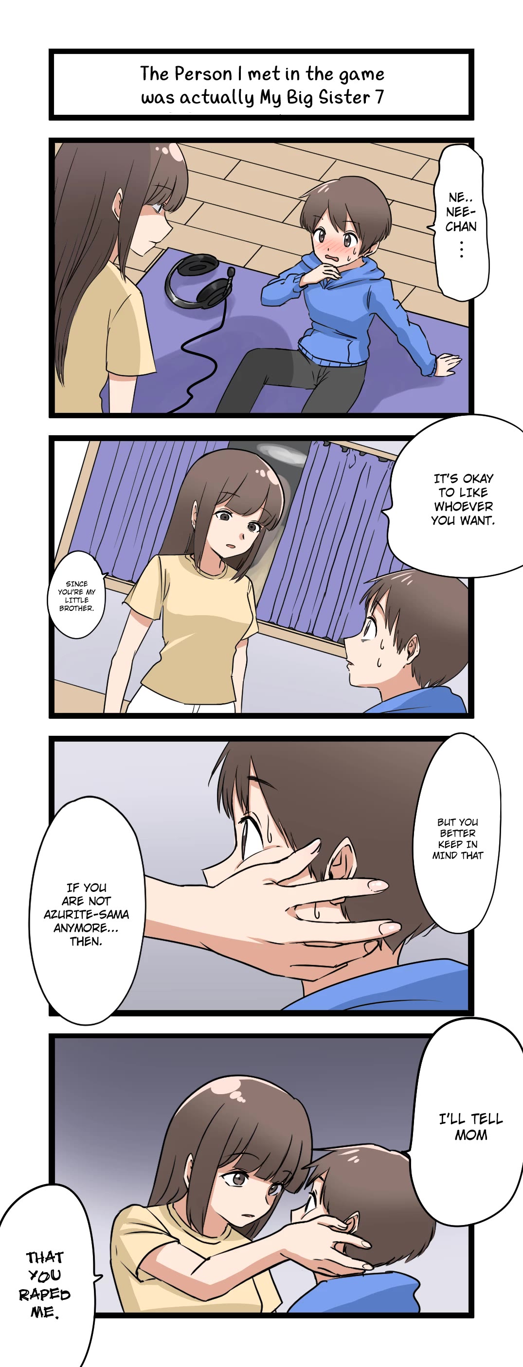 The Person I Met In-Game Was Actually My Big Sister. chapter 7 page 1