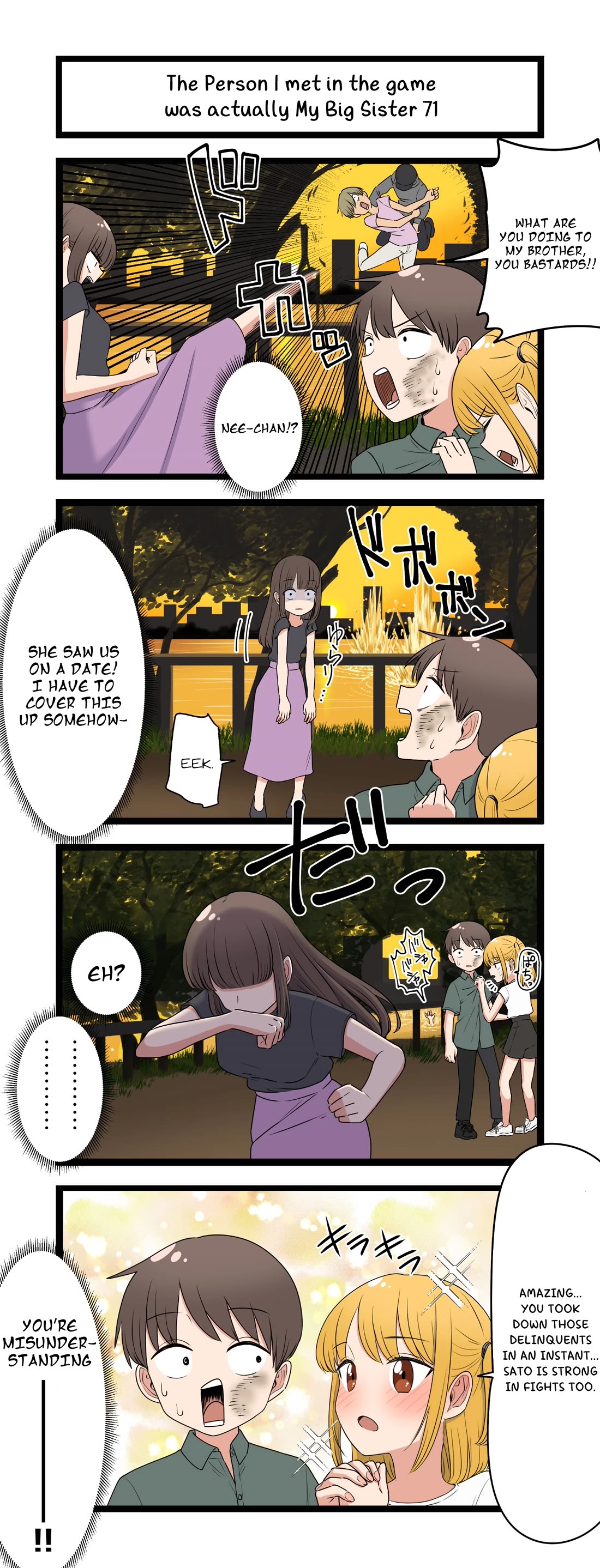 The Person I Met In-Game Was Actually My Big Sister. chapter 71 page 1