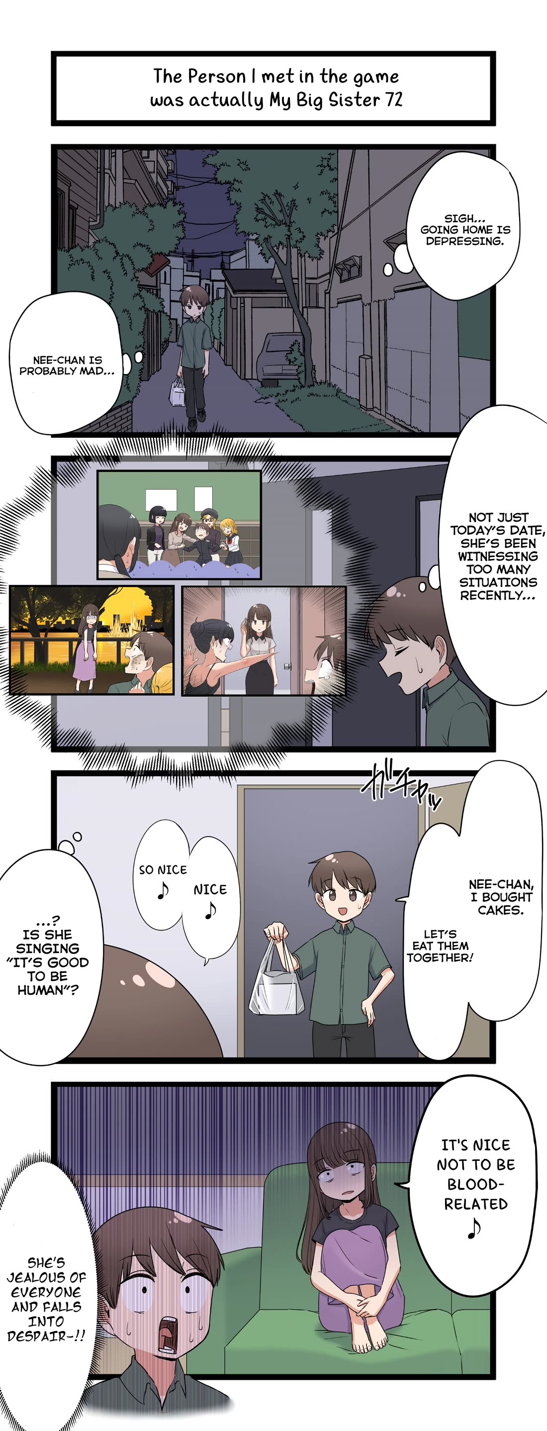 The Person I Met In-Game Was Actually My Big Sister. chapter 72 page 1