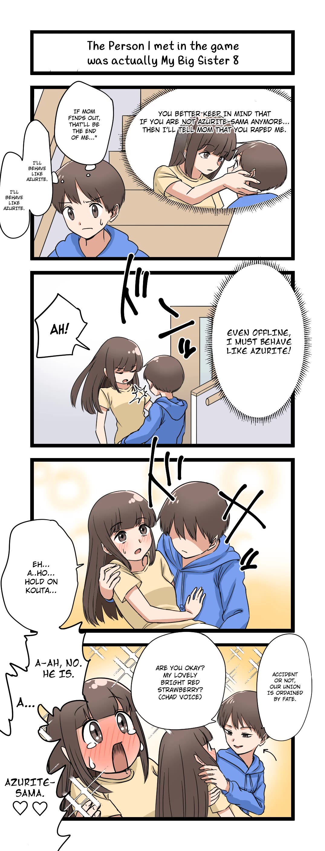 The Person I Met In-Game Was Actually My Big Sister. chapter 8 page 1