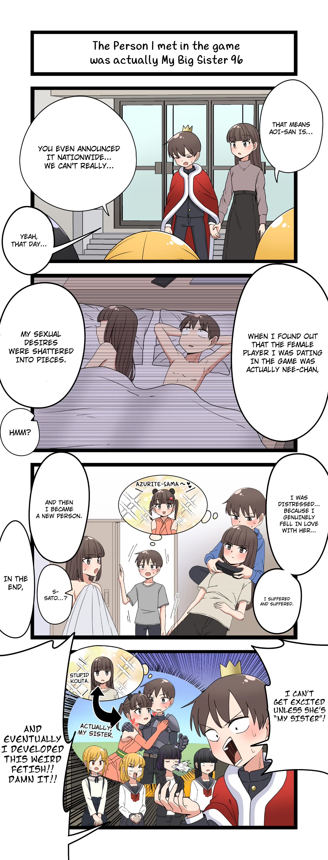 The Person I Met In-Game Was Actually My Big Sister. chapter 96 page 1