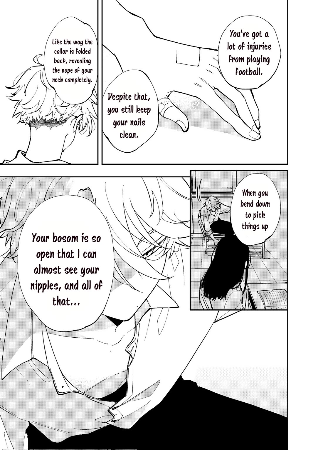 The Person Sitting Next to Me Looking at Me with Perverted Eyes chapter 1 page 3